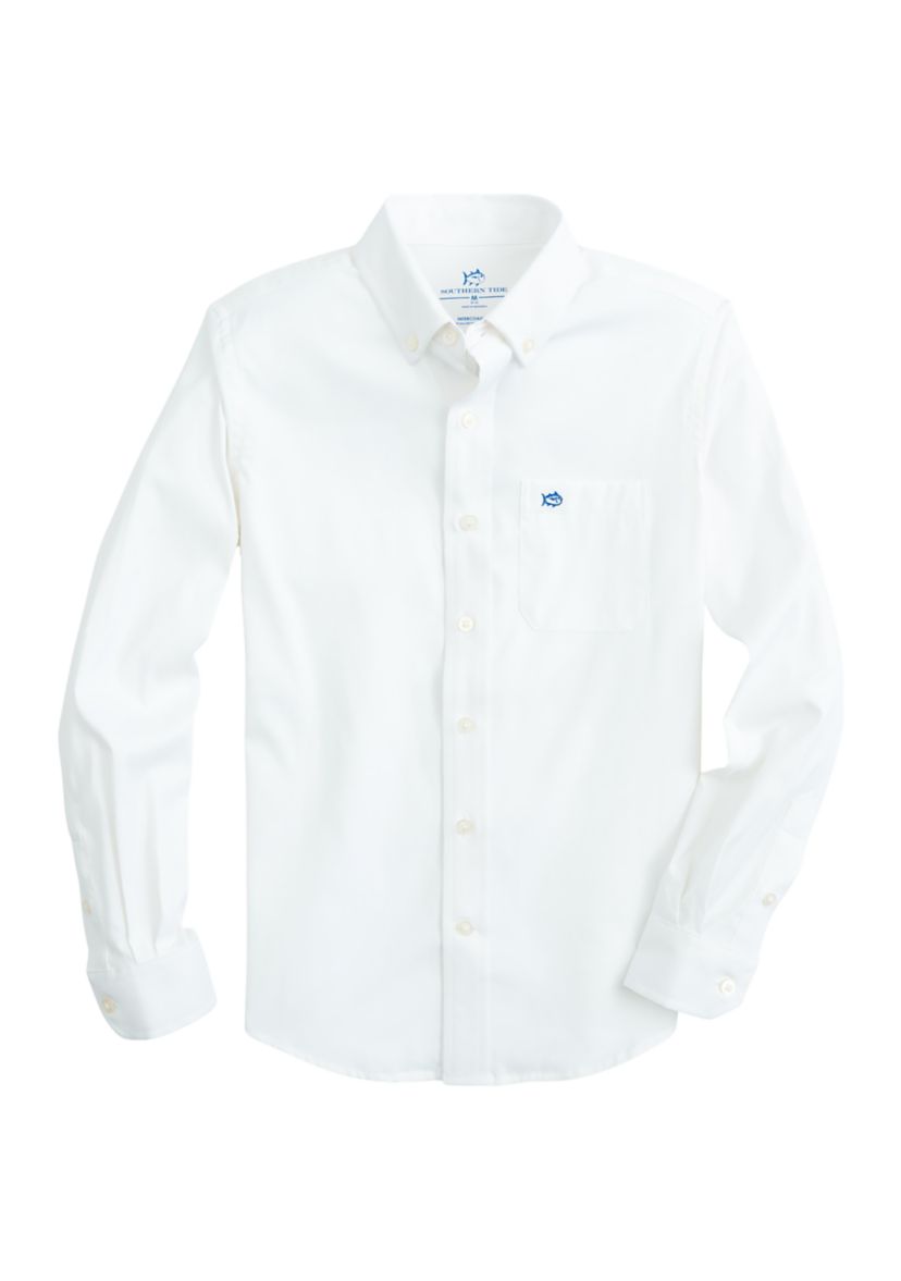 Boys 8-20 Solid Sport Shirt 