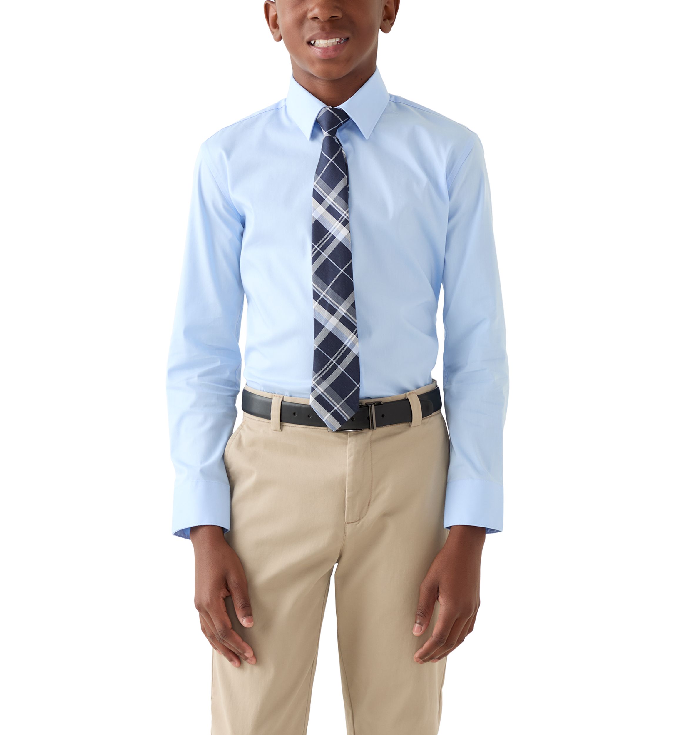 Boys 8-20 Classic Shirt and Tie Set