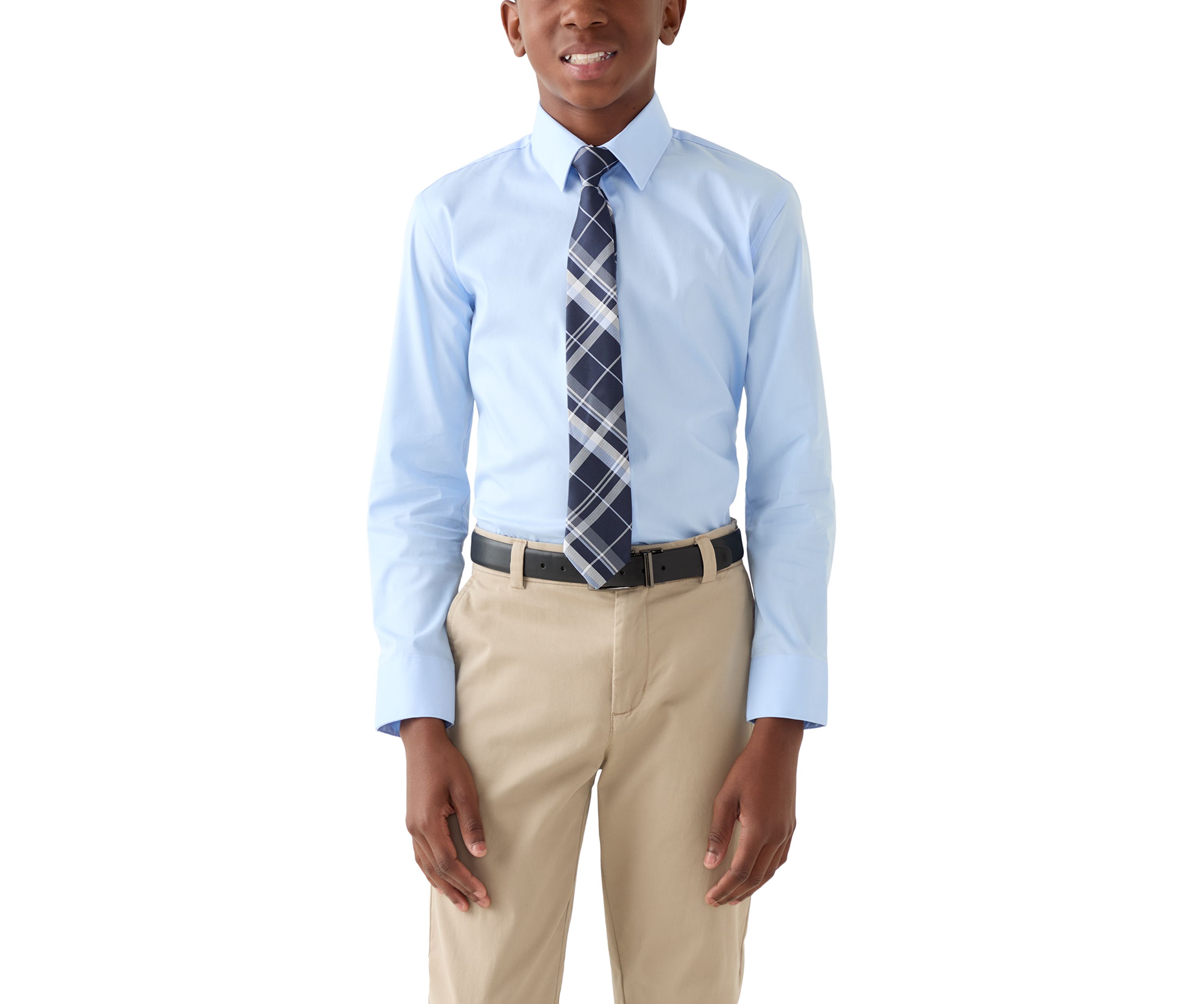 Boys 8-20 Classic Shirt and Tie Set