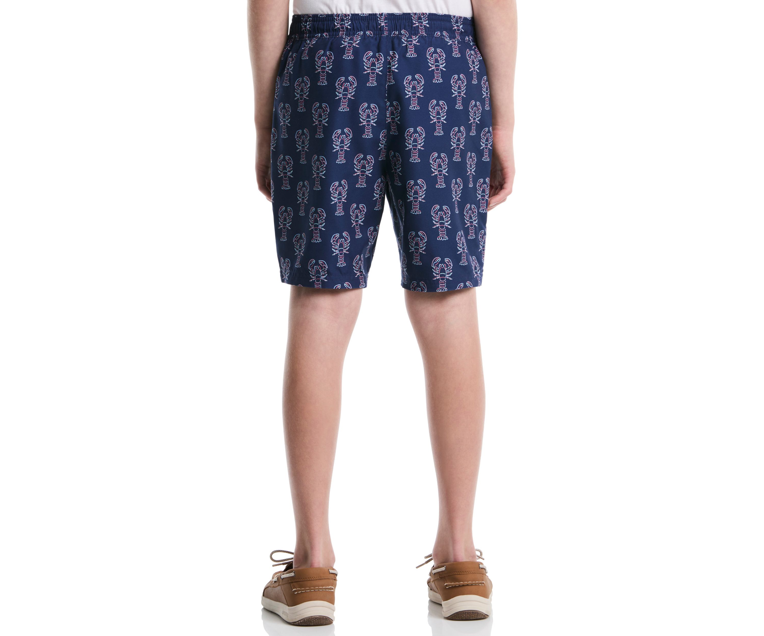 Boys 8-20 Lobster Print Swim Trunks 