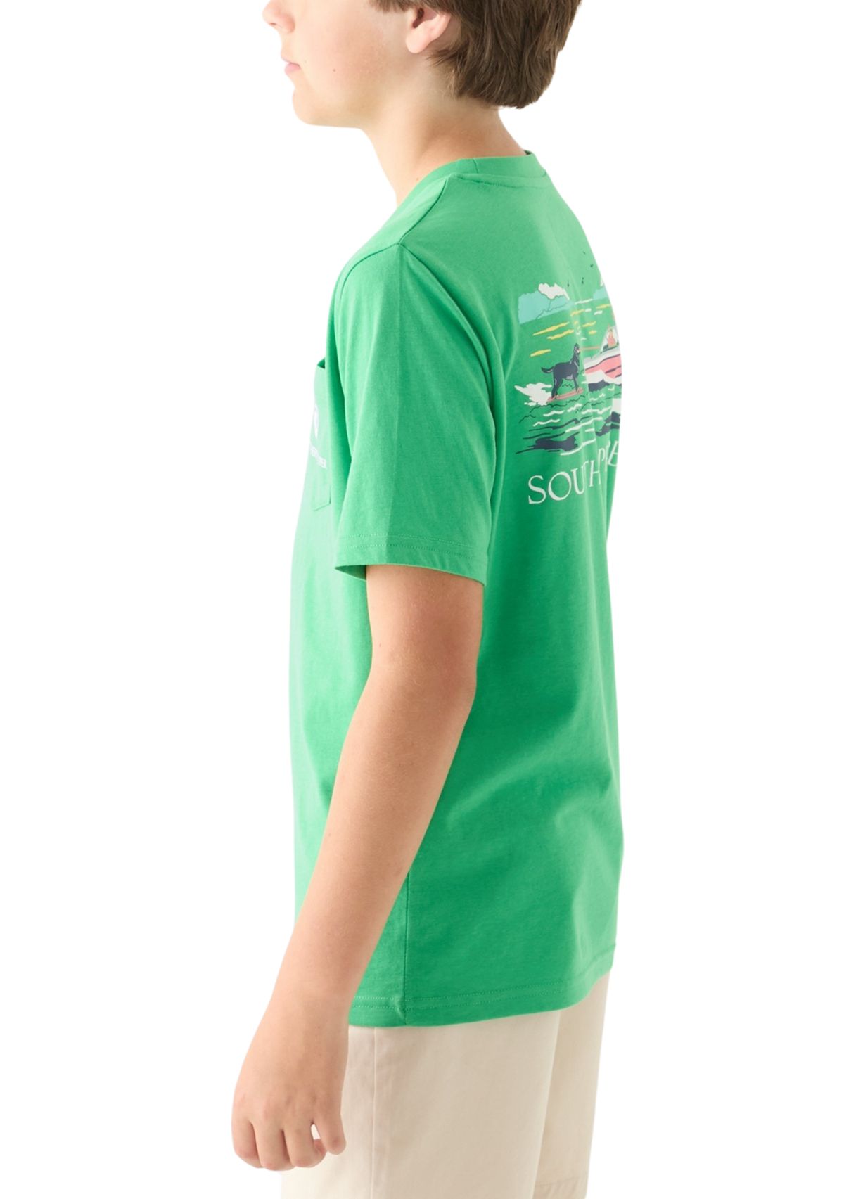 Boys 8-20 Water Ski Dog Graphic T-Shirt 