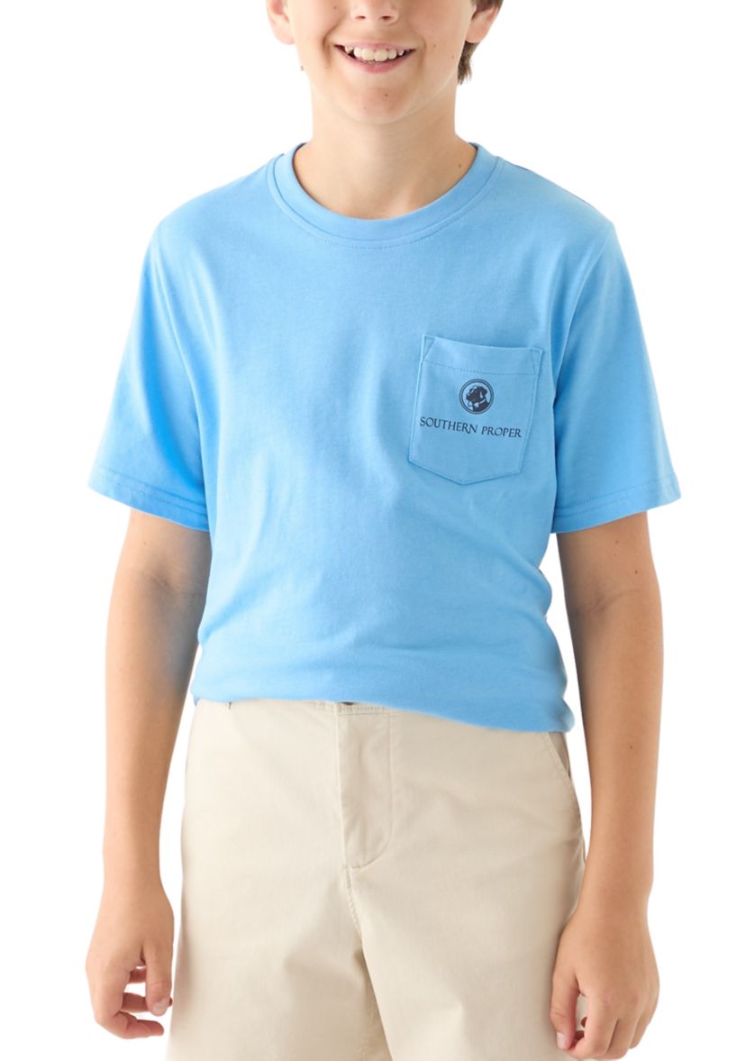 Boys 8-20 Short Sleeve Golf Dog Graphic T-Shirt 