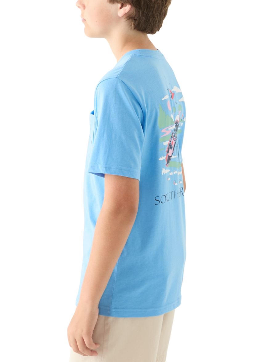 Boys 8-20 Short Sleeve Golf Dog Graphic T-Shirt 