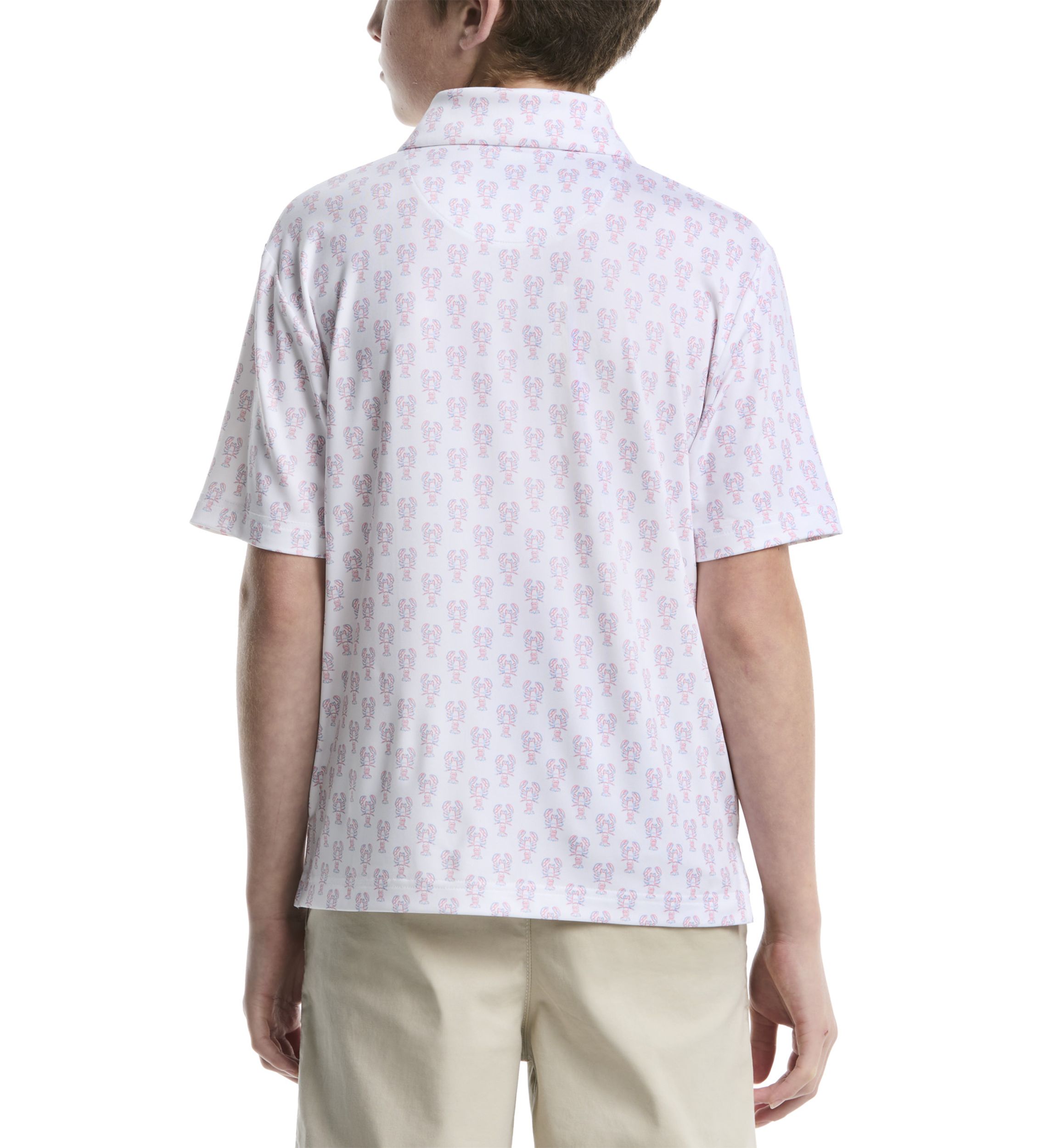 Boys 8-20 Lobster Printed Polo Shirt