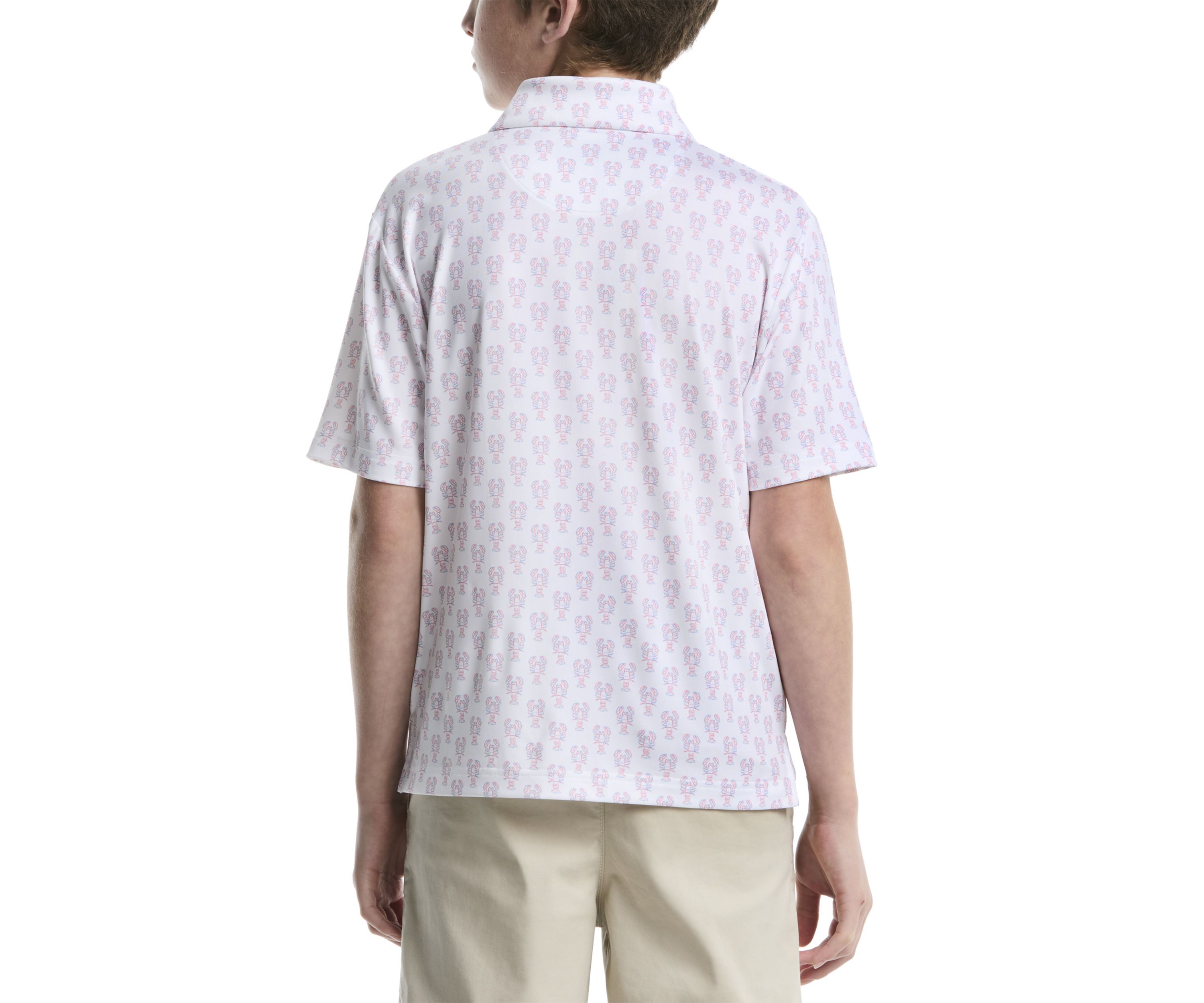 Boys 8-20 Lobster Printed Polo Shirt
