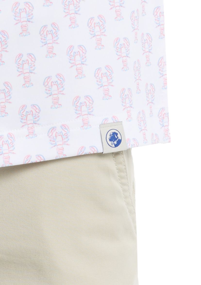 Boys 8-20 Lobster Printed Polo Shirt