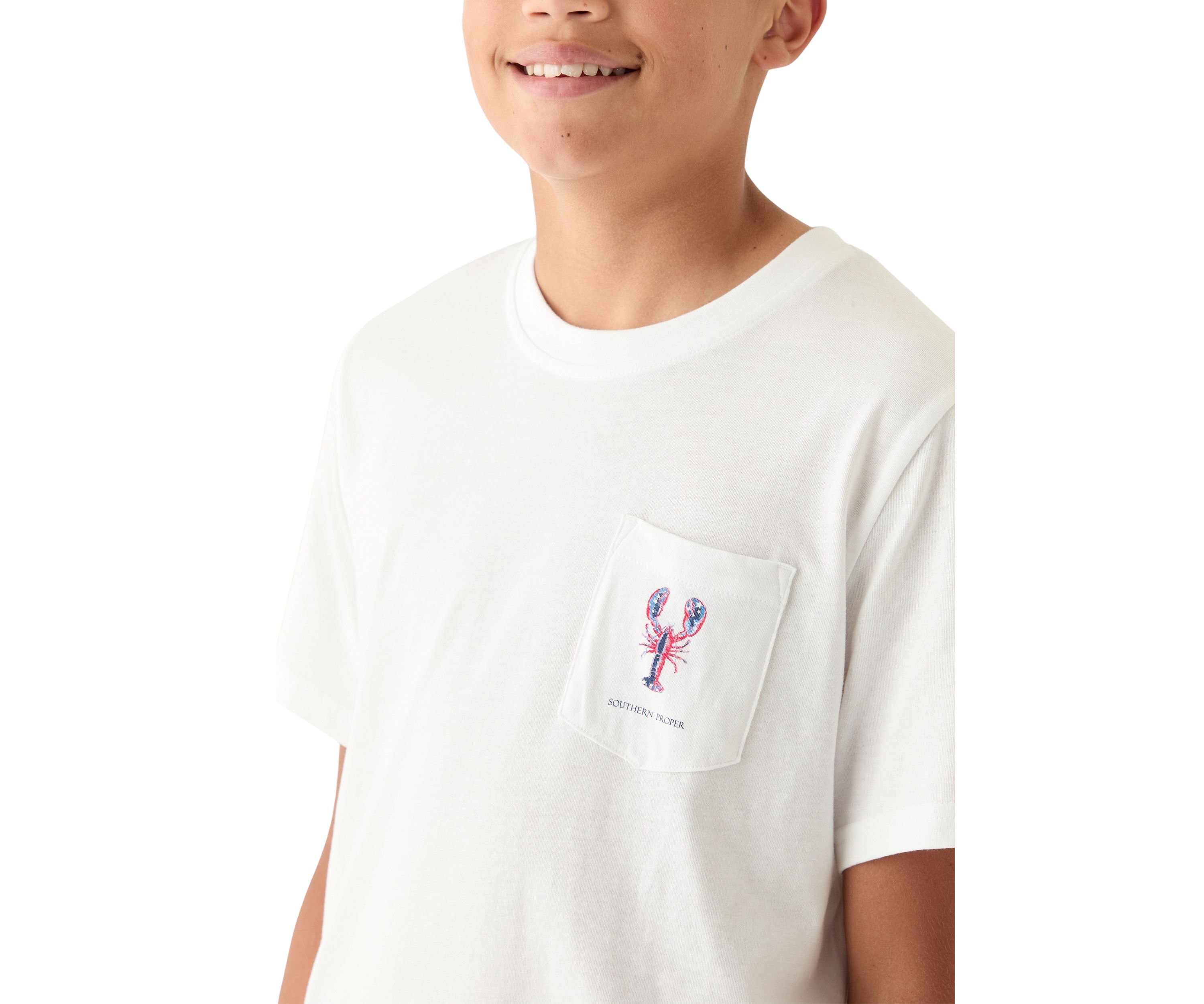 Boys 8-20 Patriotic Lobster T-Shirt
