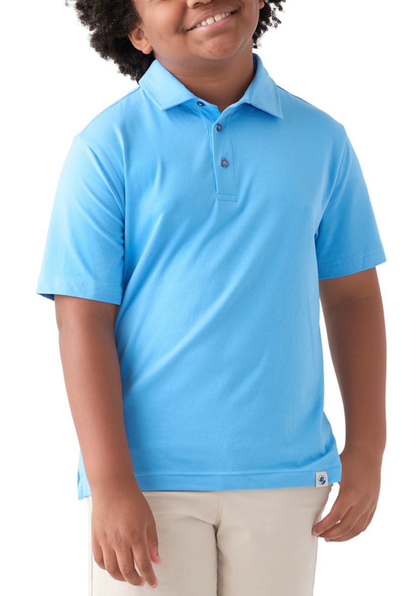 Boys 8-20 Solid Seaside Polo Shirt 