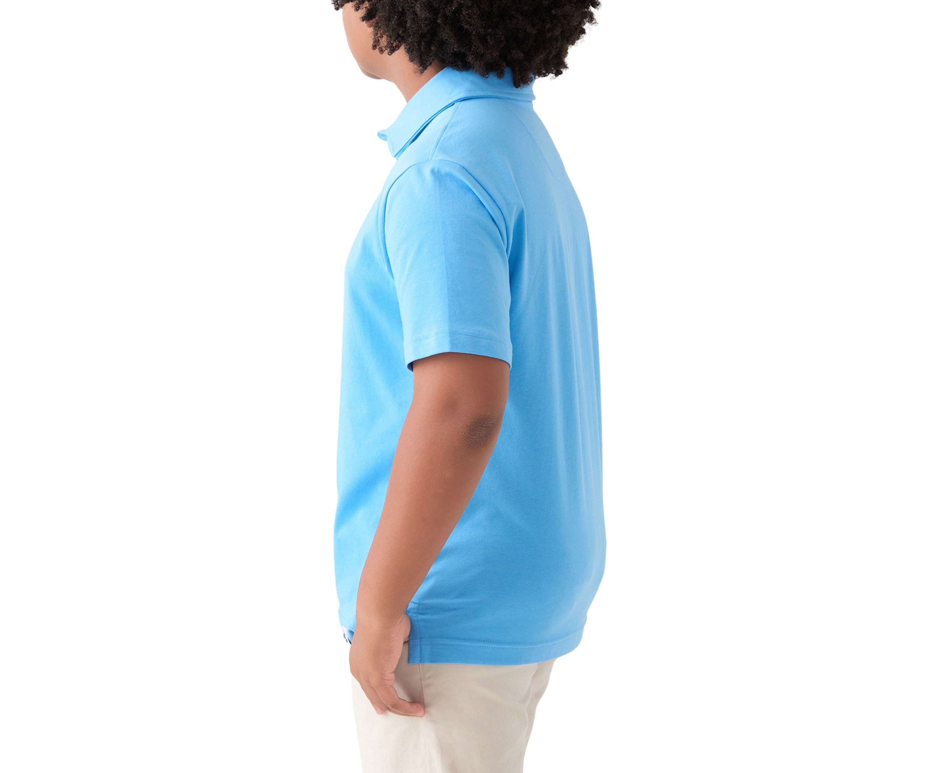 Boys 8-20 Solid Seaside Polo Shirt 