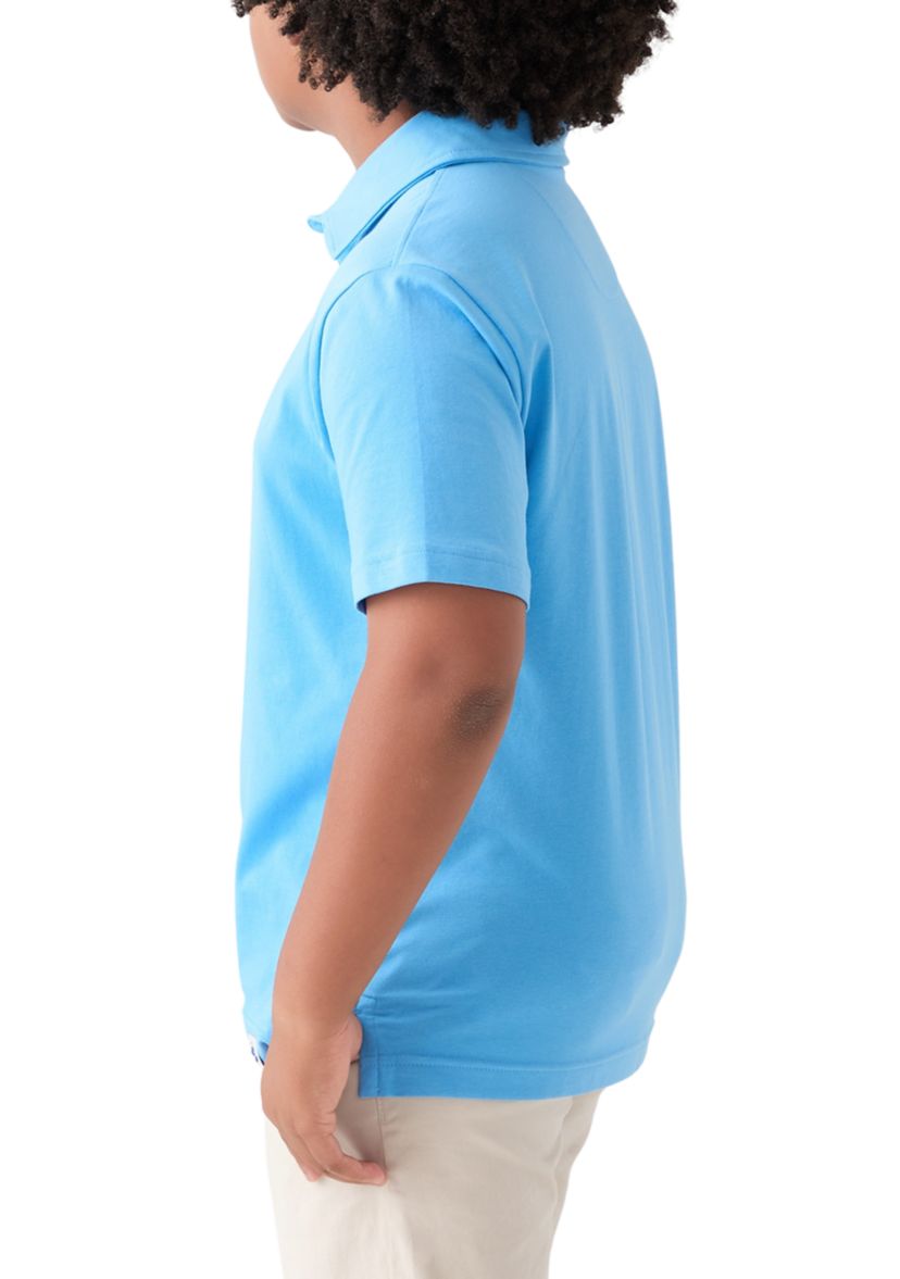 Boys 8-20 Solid Seaside Polo Shirt 