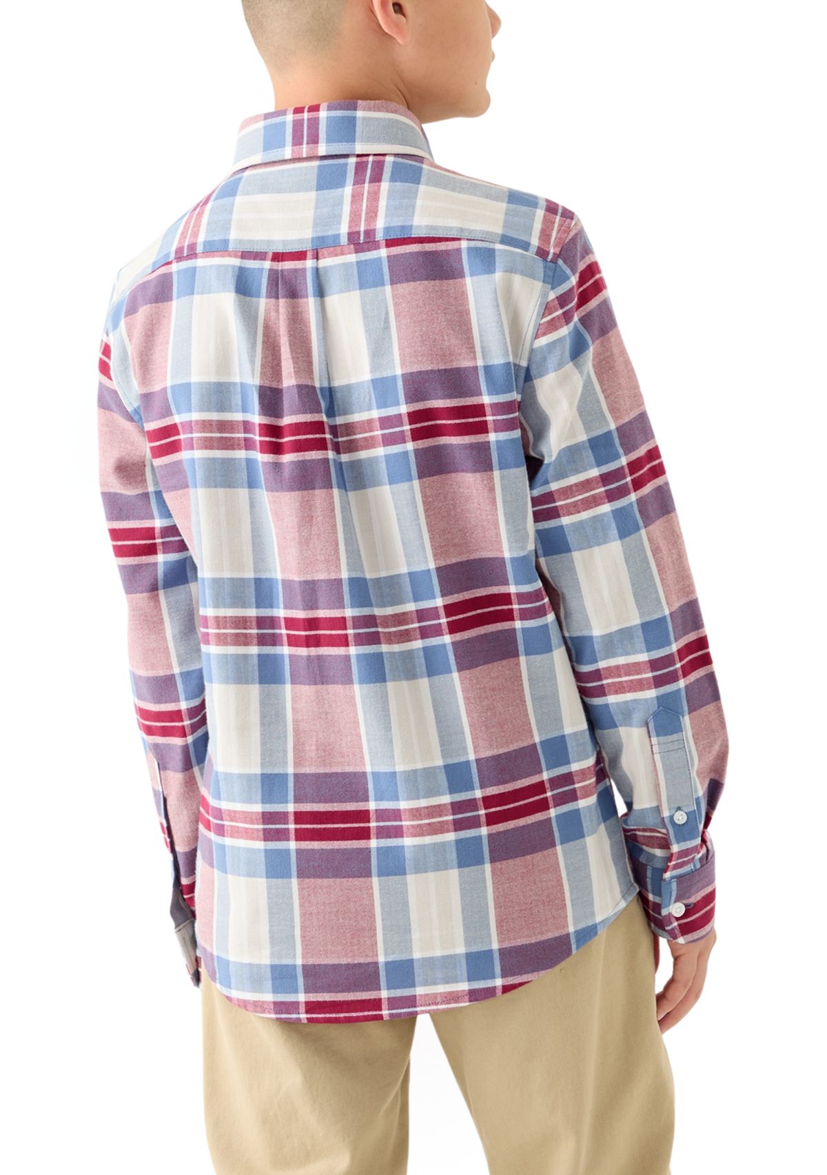 Boys 8-20 Long Sleeve Plaid Flannel Shirt
