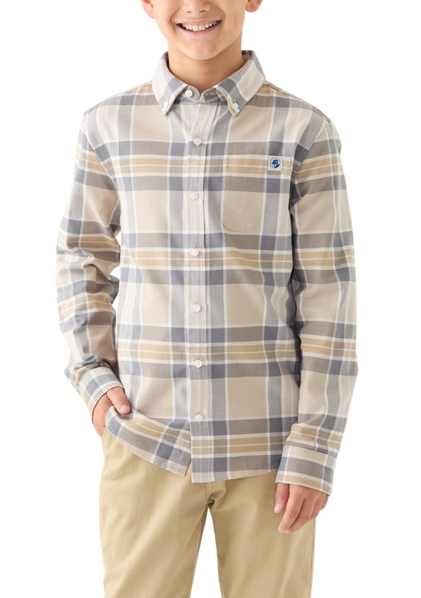 Boys 8-20 Long Sleeve Plaid Flannel Shirt