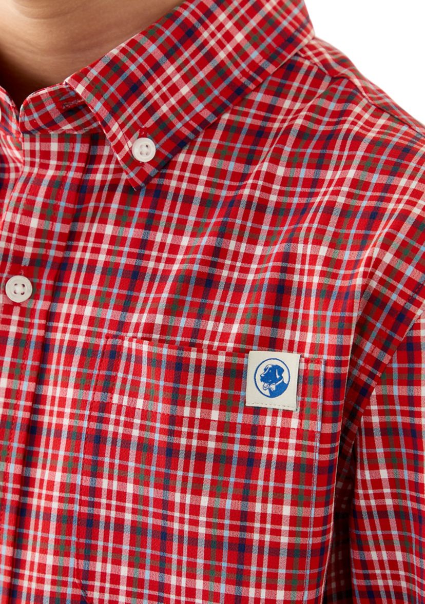 Boys 8-20 Long Sleeve Plaid Flannel Shirt