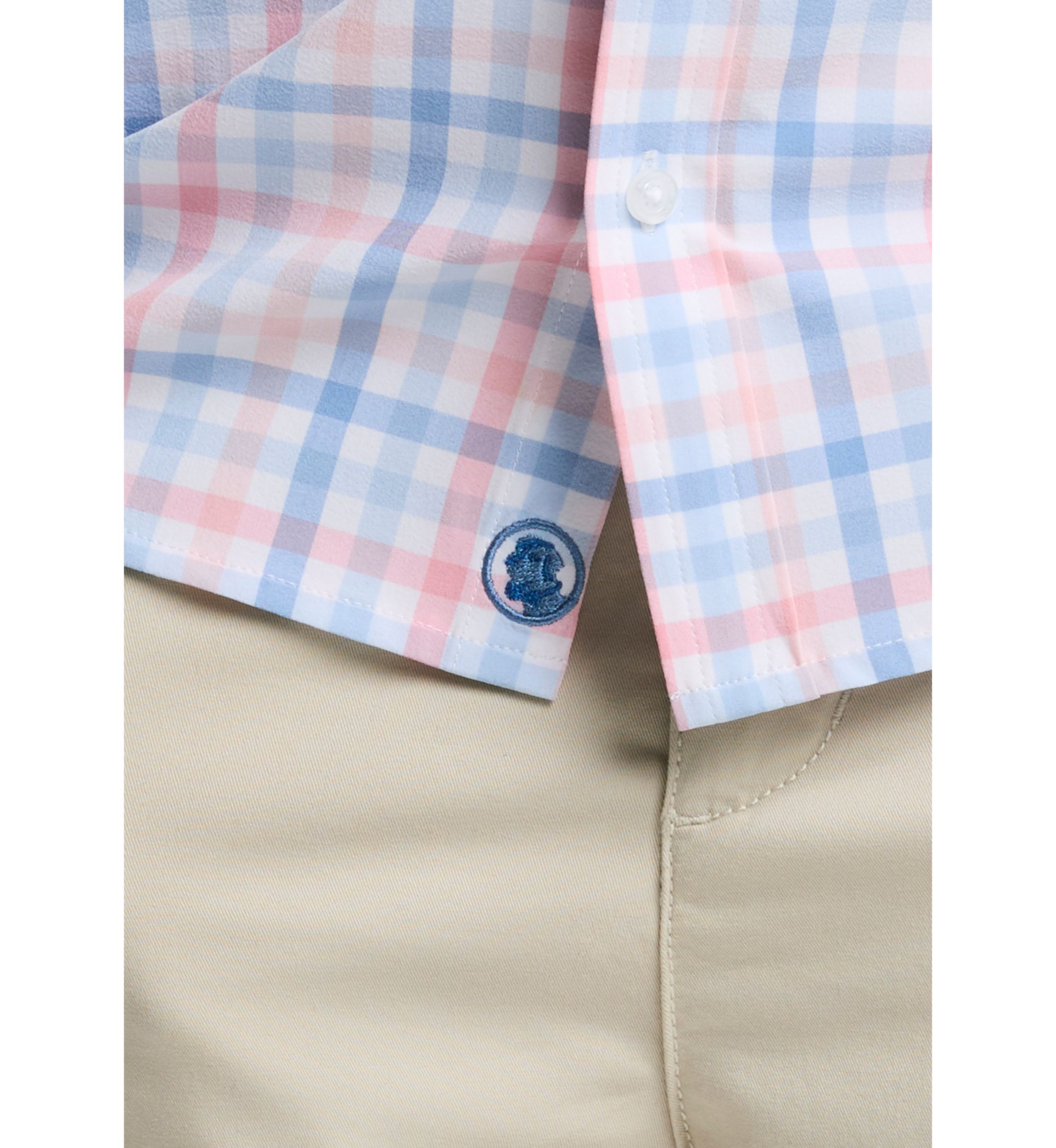 Boys 8-20 Multi Gingham Plaid Woven Shirt 