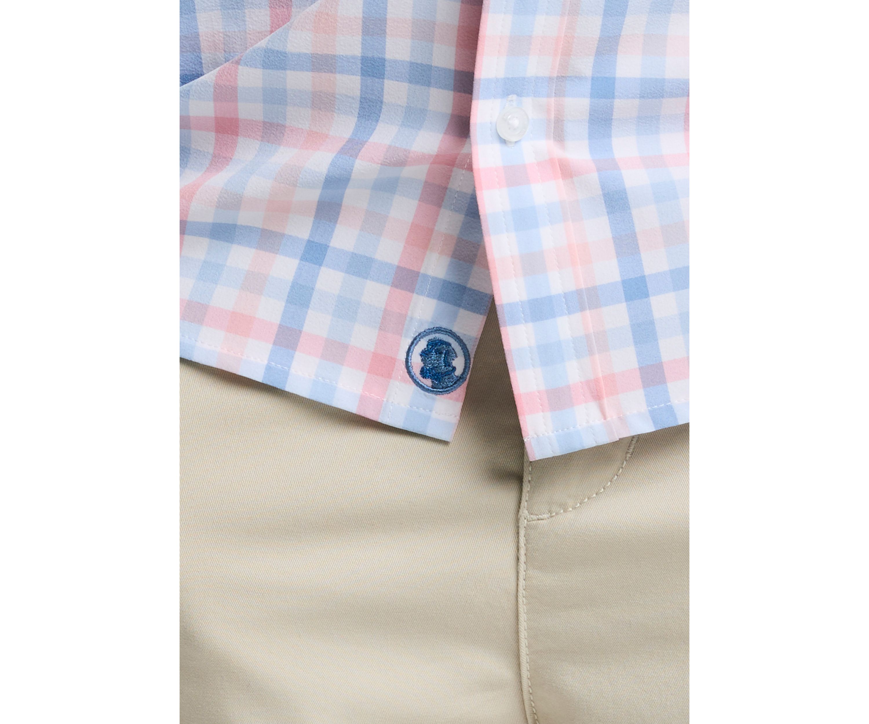 Boys 8-20 Multi Gingham Plaid Woven Shirt 