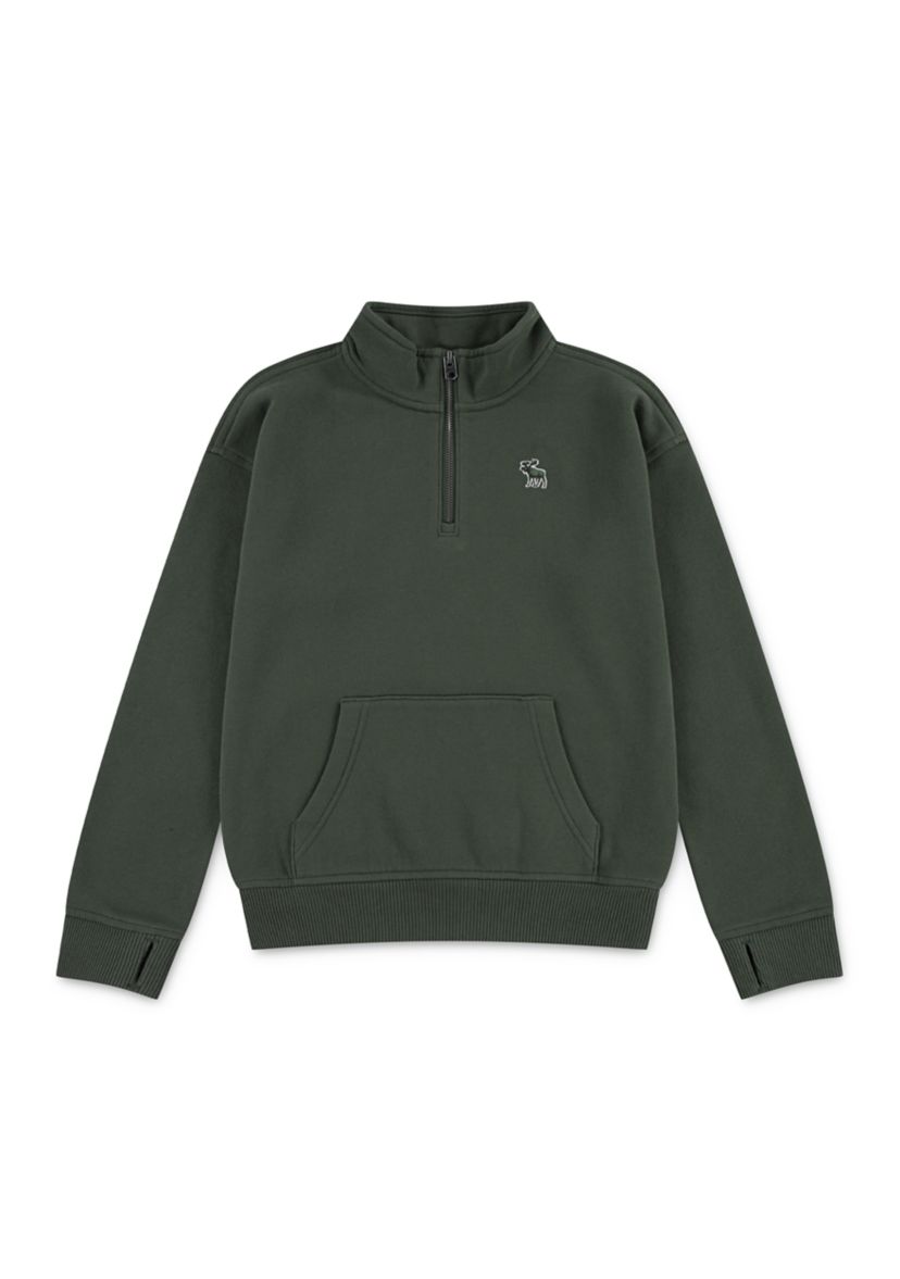 essential 1/4 zip pullover