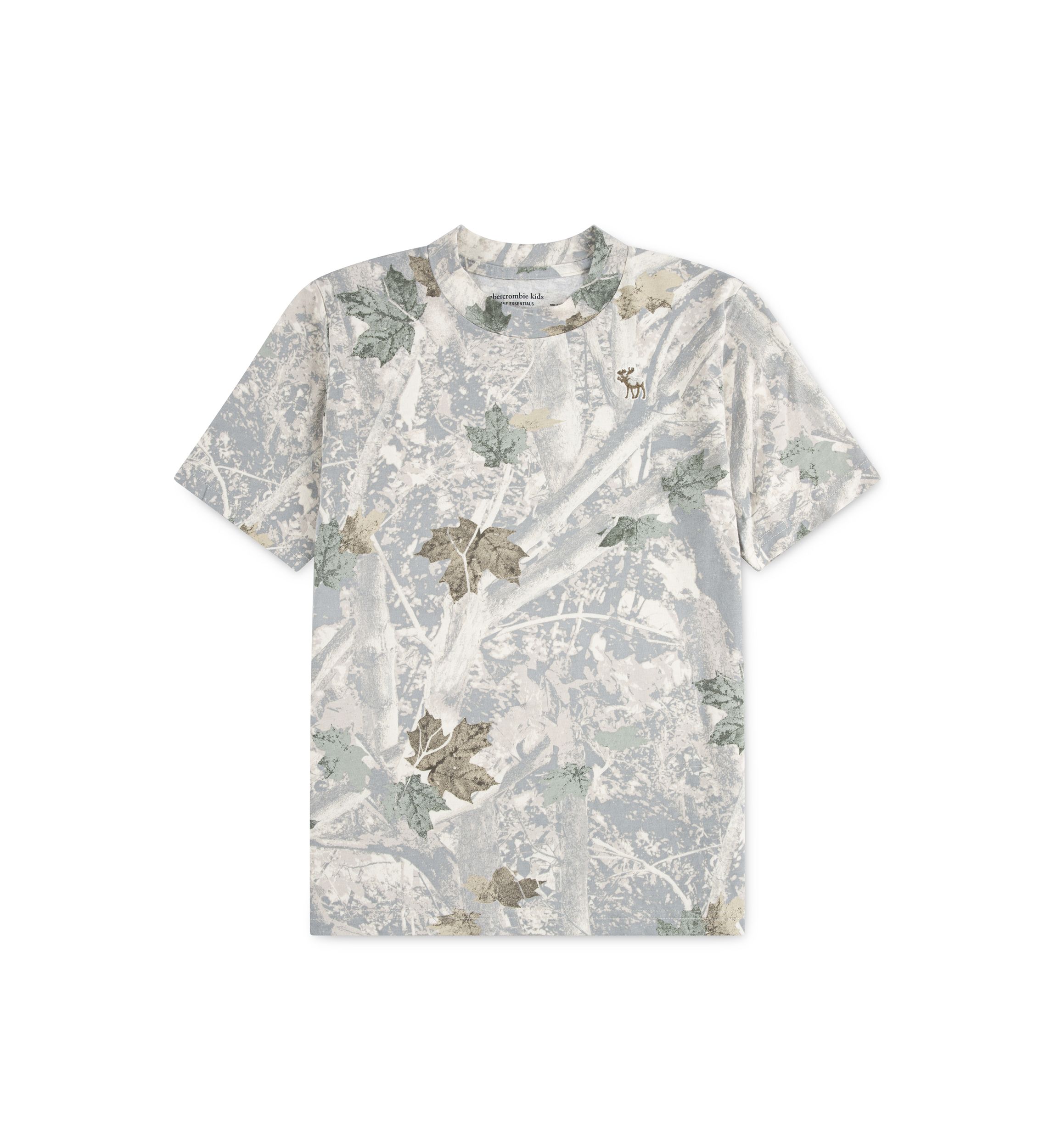 short sleeve camo print t-shirt 