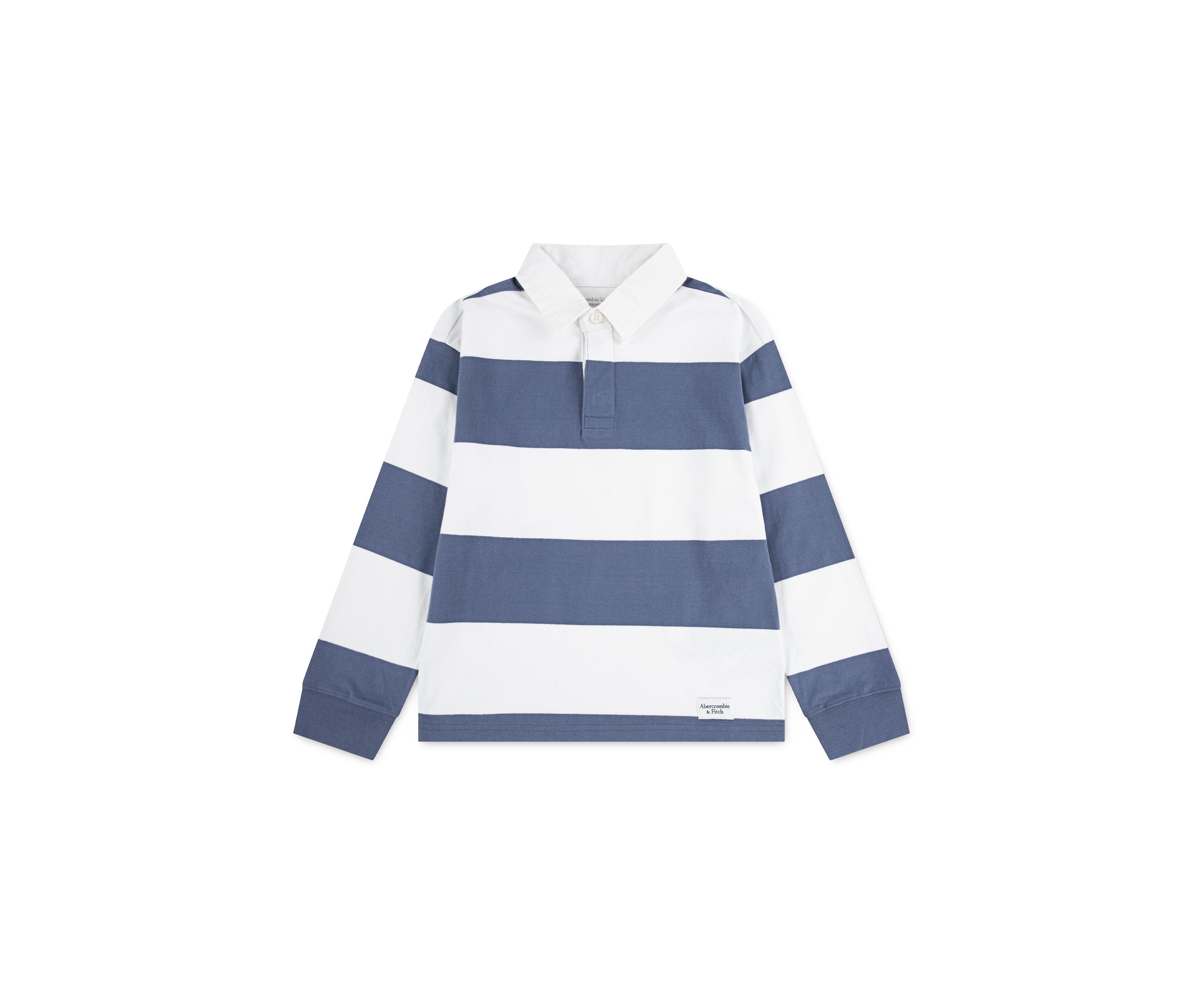 long sleeve rugby stripe polo shirt 