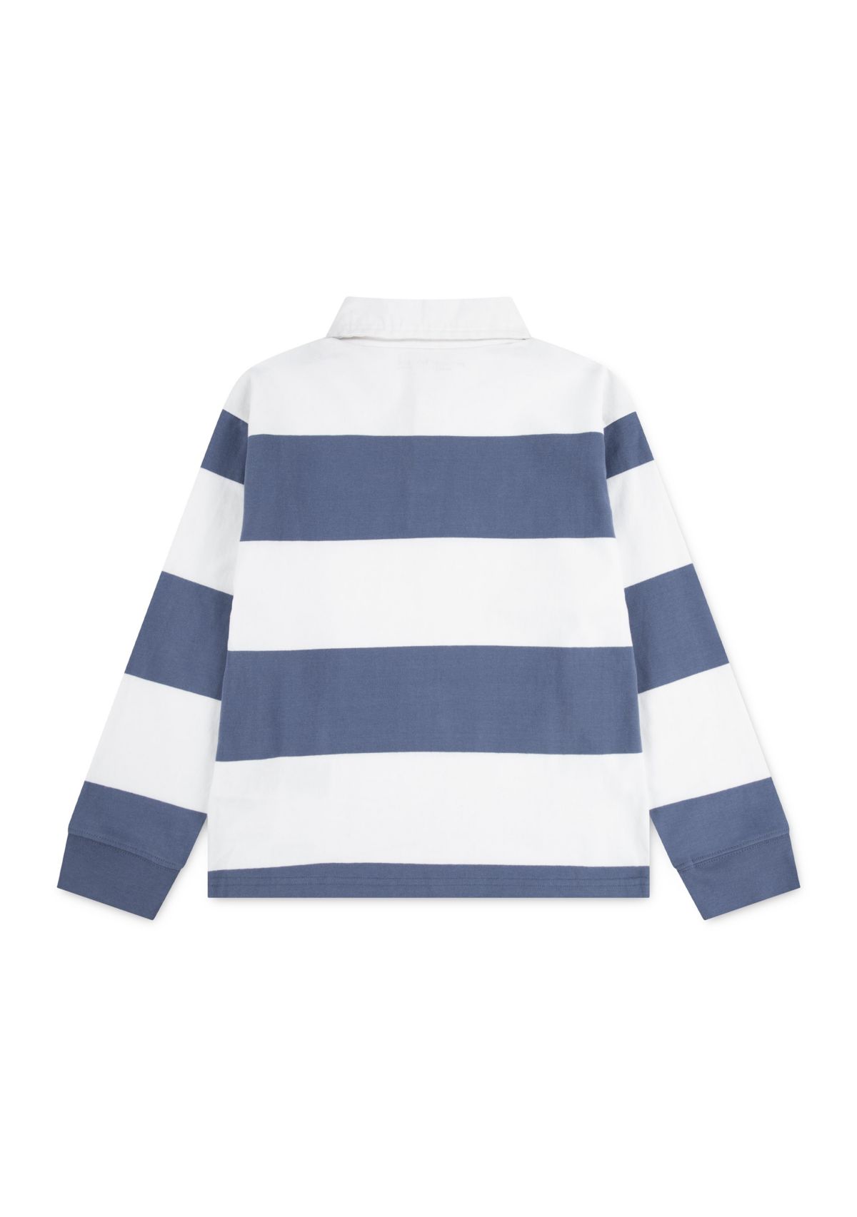 long sleeve rugby stripe polo shirt 