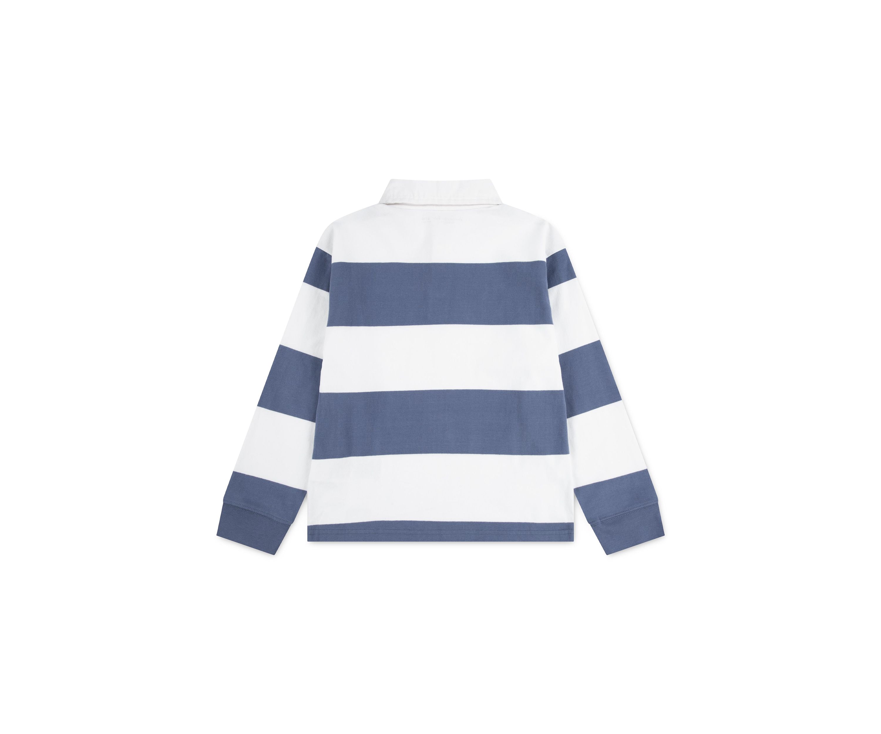 long sleeve rugby stripe polo shirt 