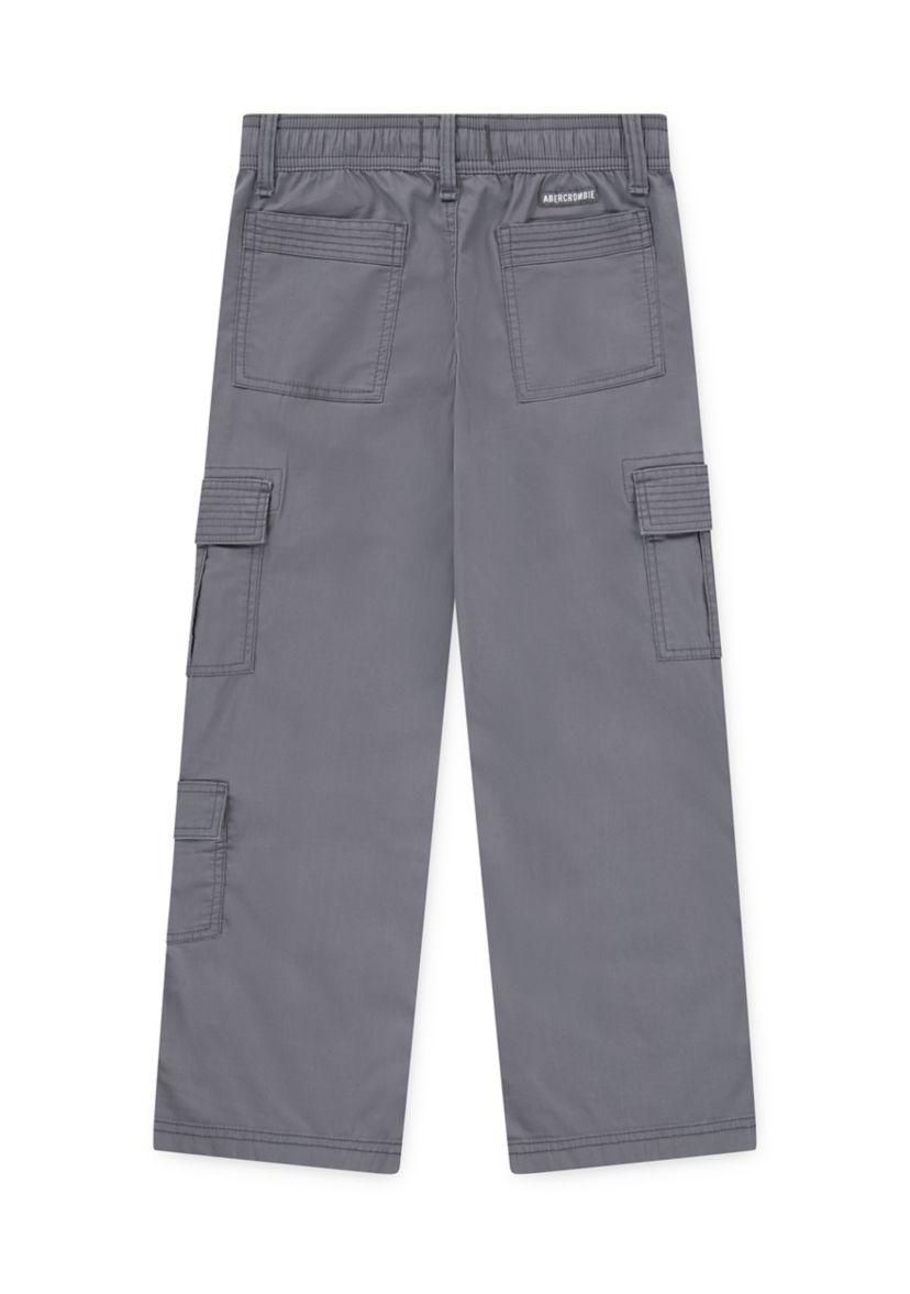 Boys 8-20 Baggy Cargo Rumpled Planweave Pants