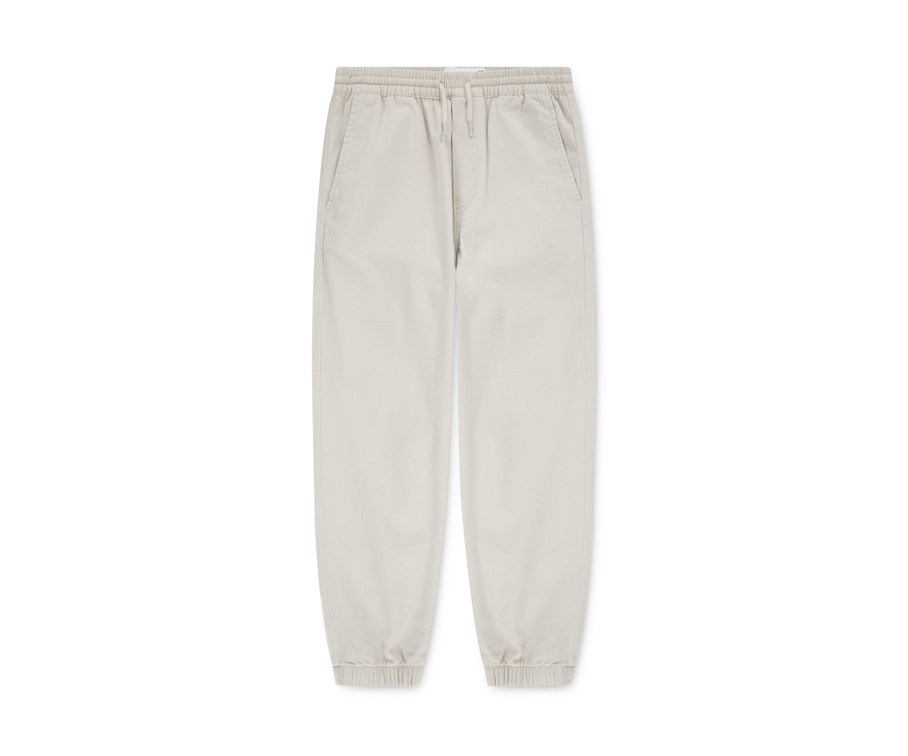 slim twill joggers