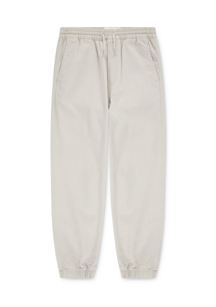slim twill joggers