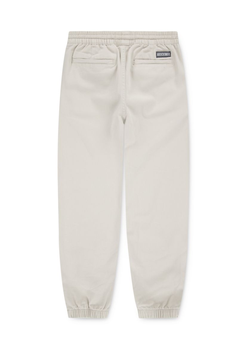 slim twill joggers