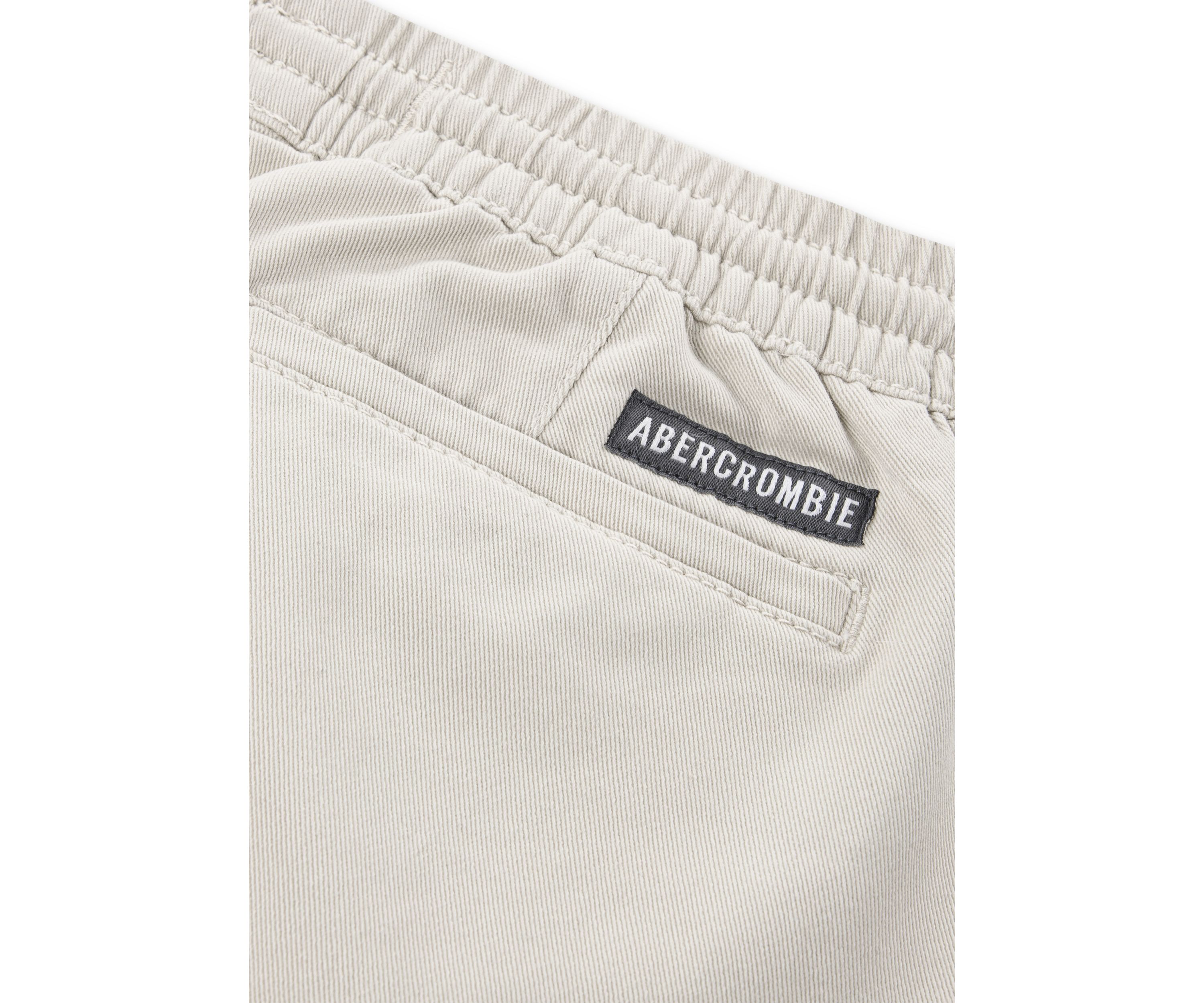 slim twill joggers