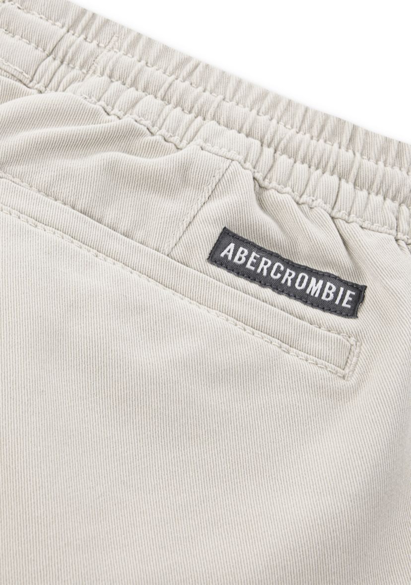 slim twill joggers