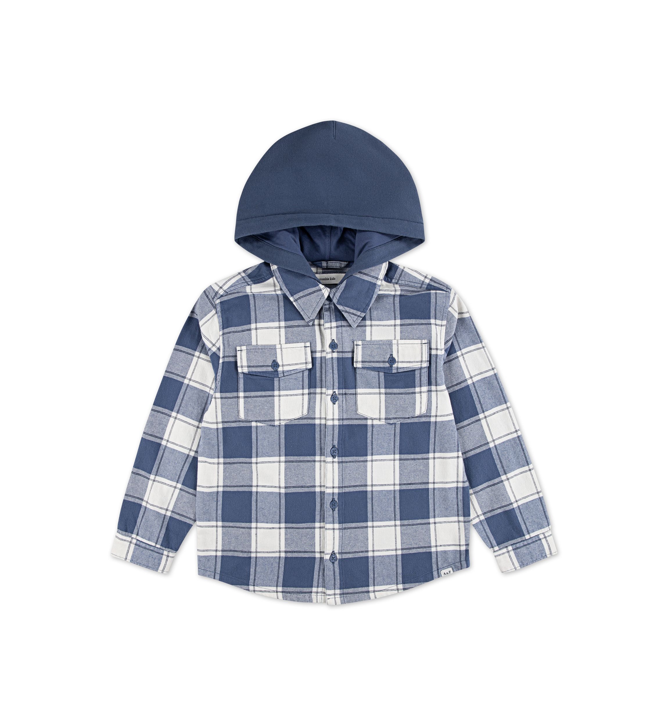 flannel with hood