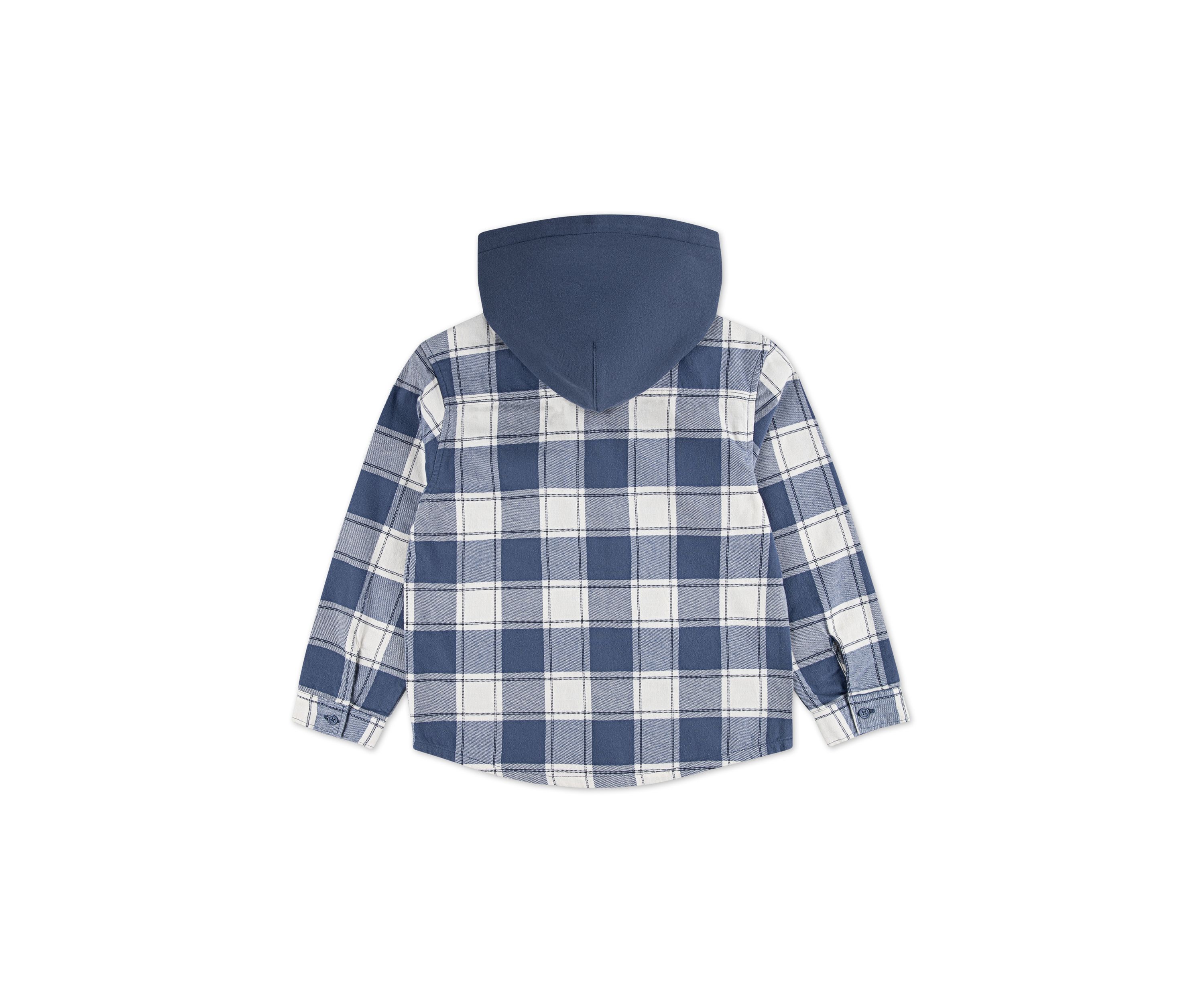 flannel with hood