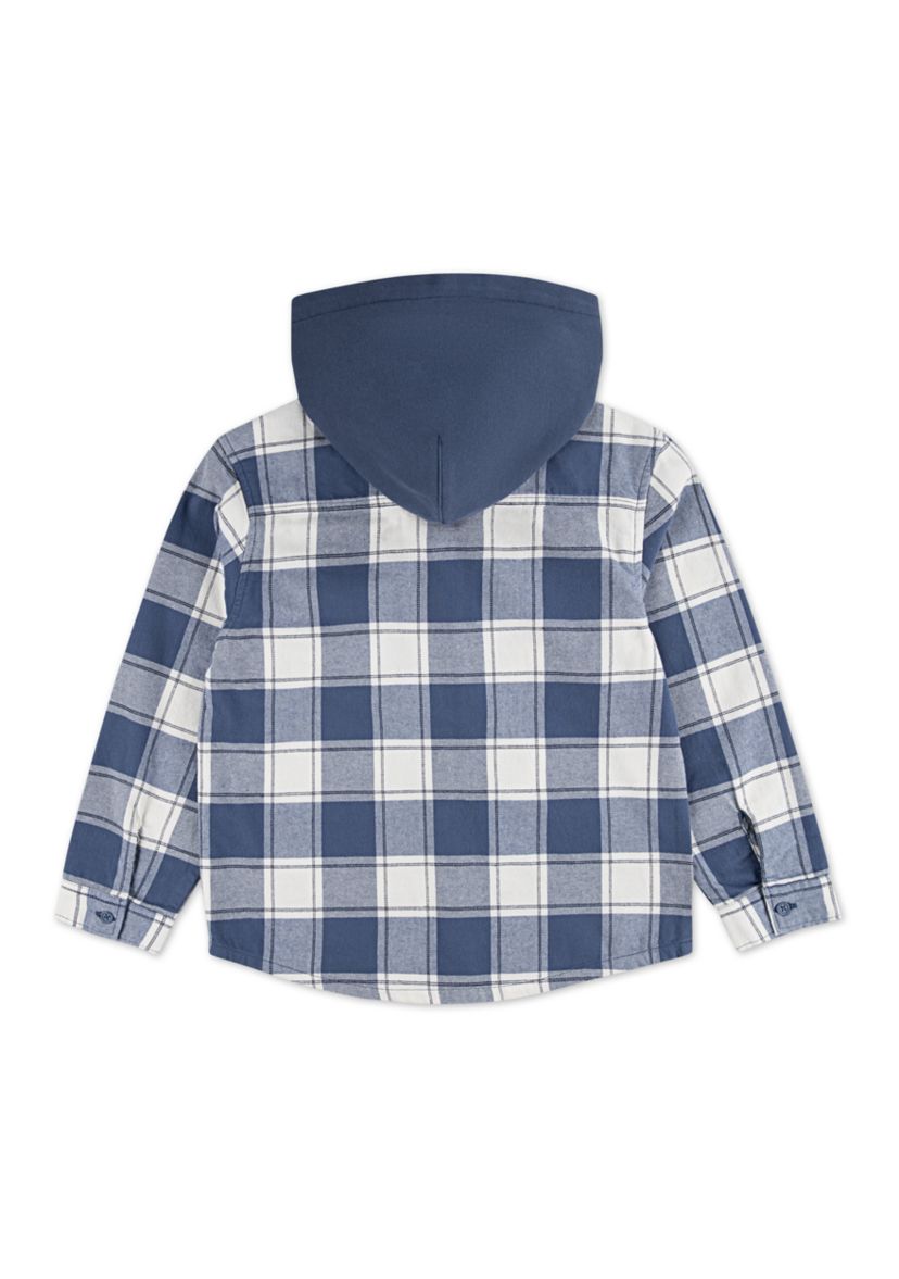 flannel with hood