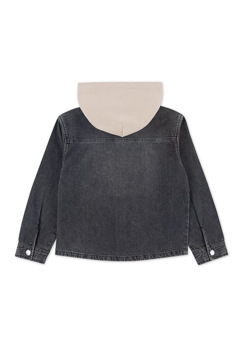 denim jacket with hood