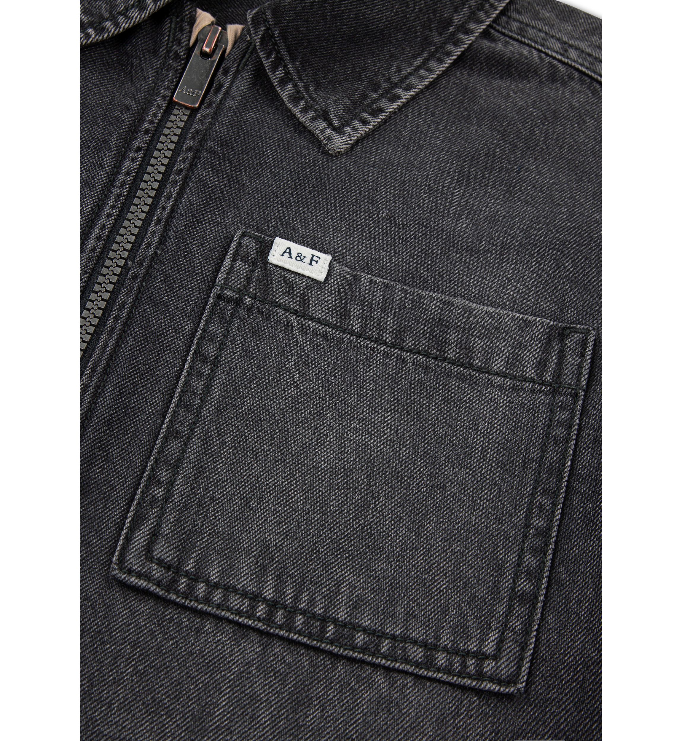denim jacket with hood