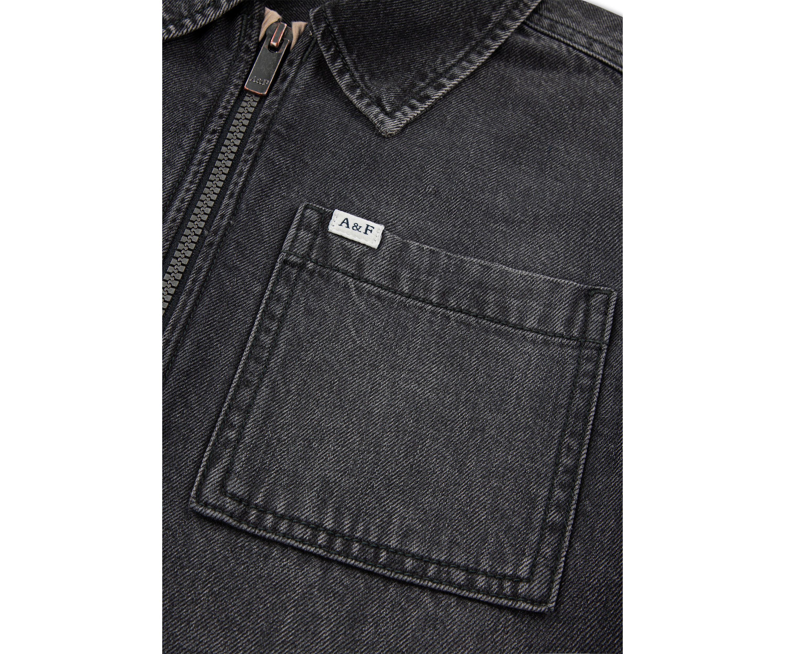 denim jacket with hood