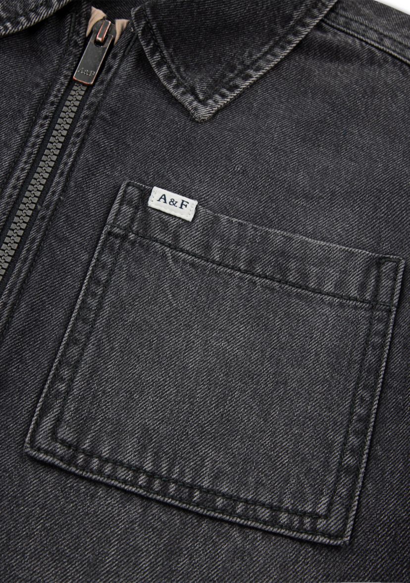denim jacket with hood