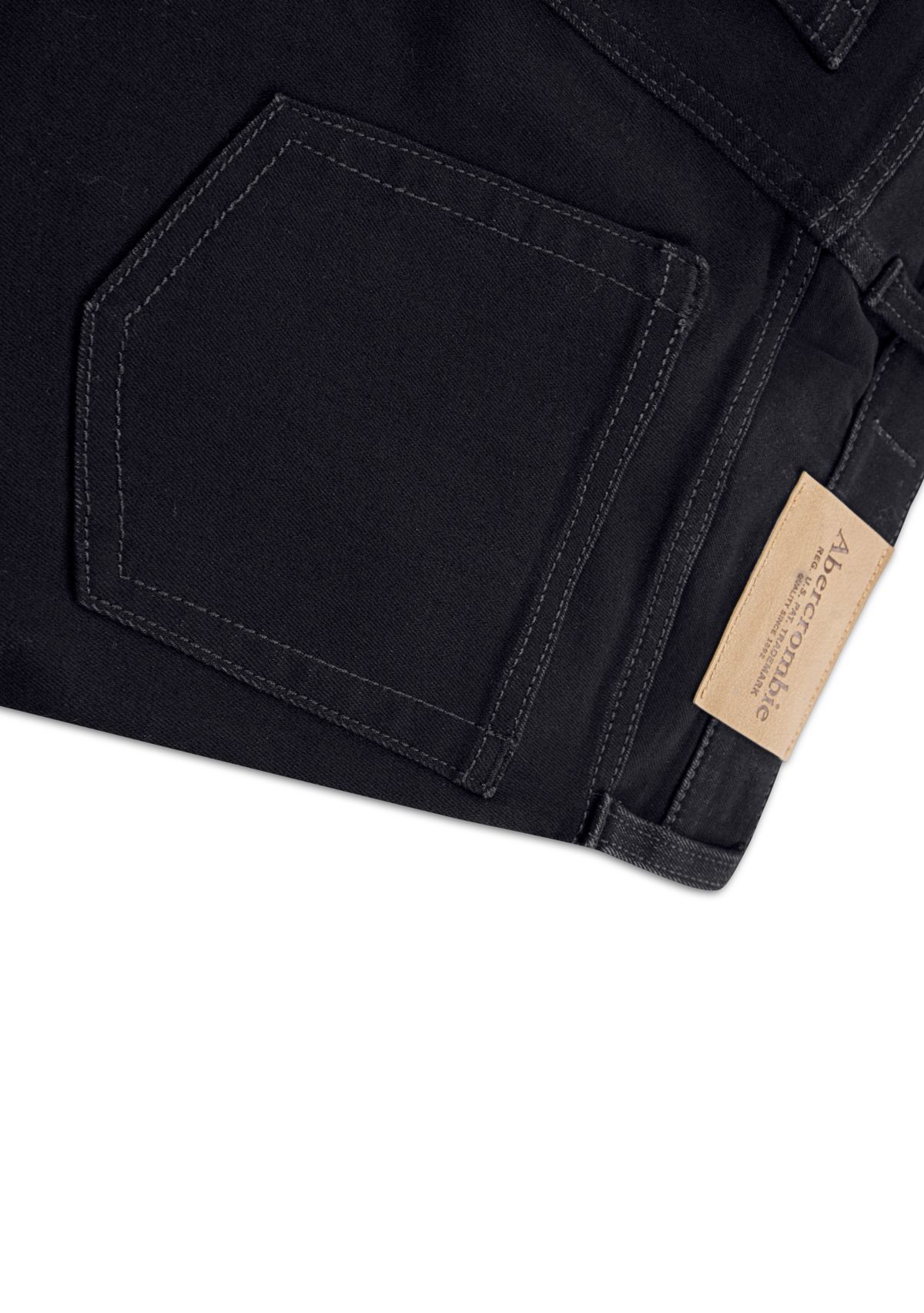 cotton bow accented straight jeans 