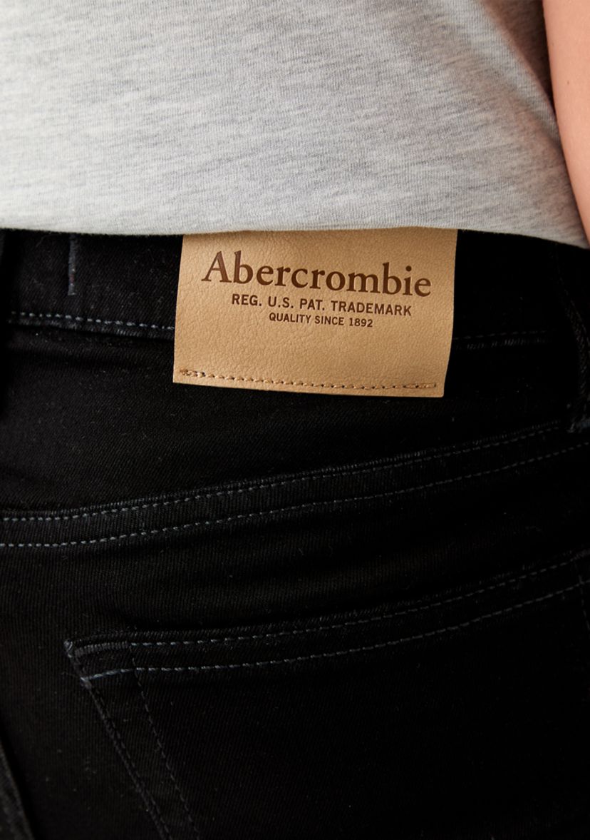 cotton bow accented straight jeans 