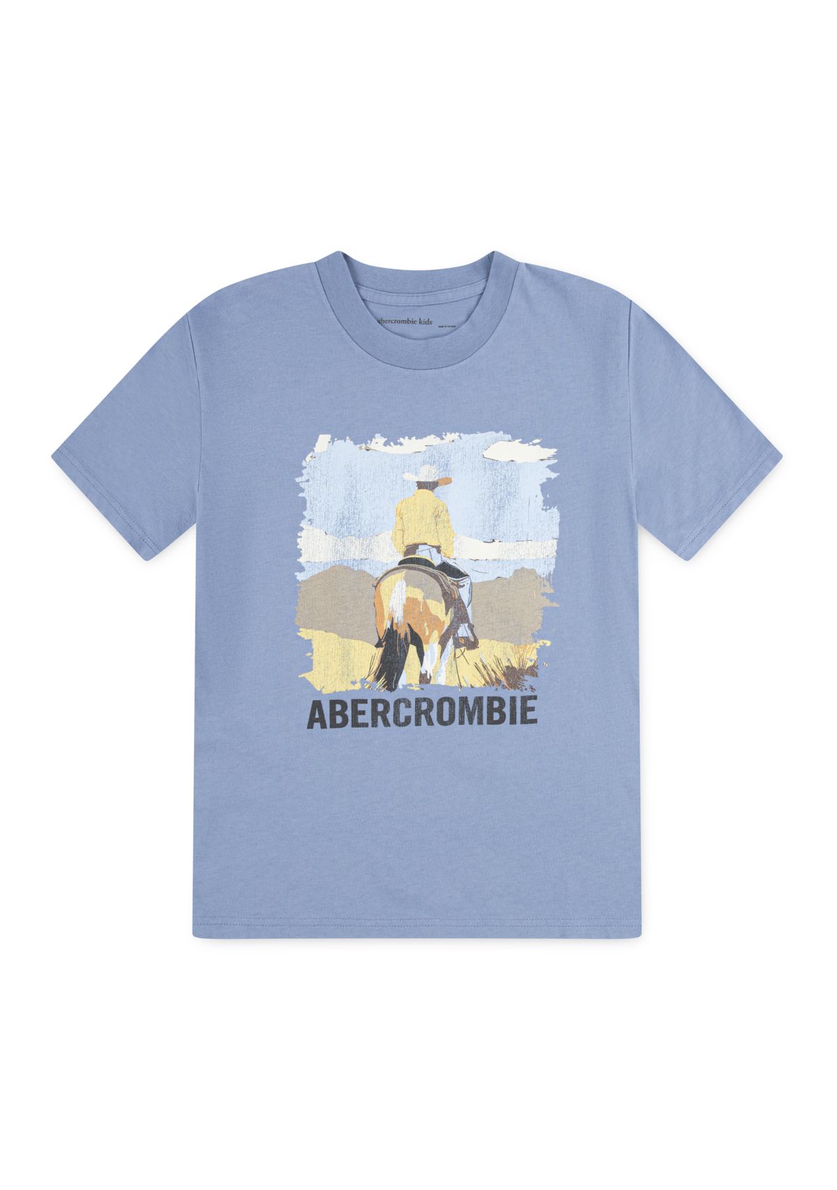 short sleeve cowboy graphic t-shirt 