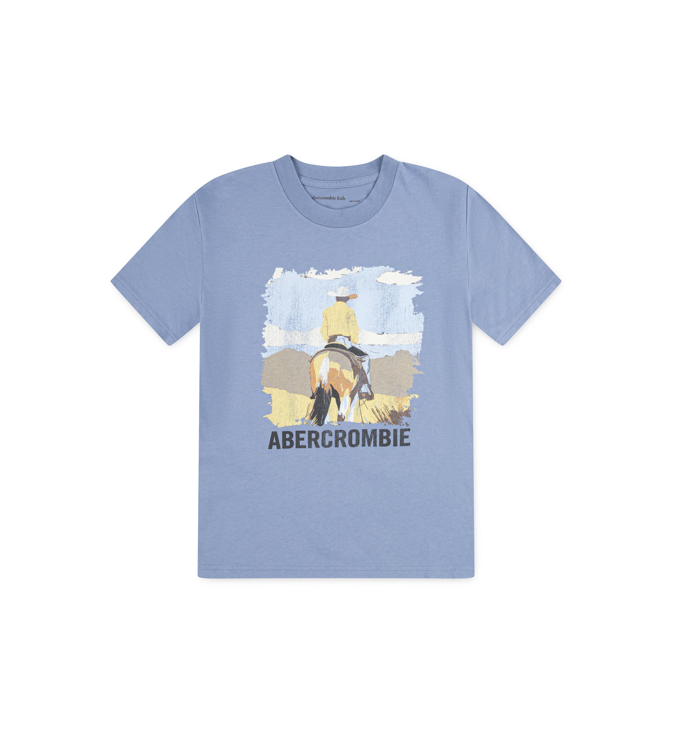 short sleeve cowboy graphic t-shirt 