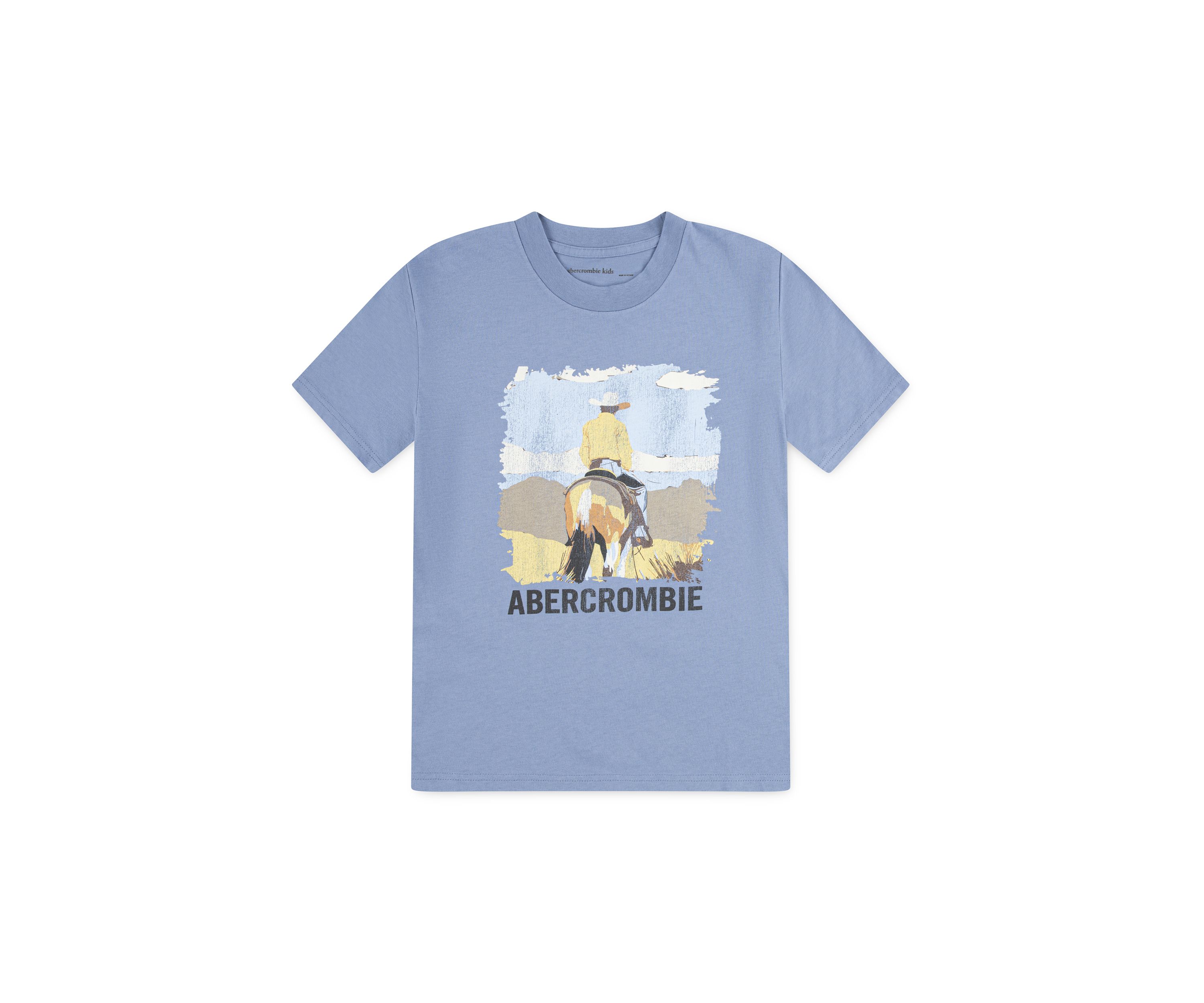 short sleeve cowboy graphic t-shirt 