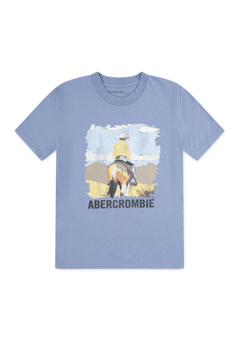 short sleeve cowboy graphic t-shirt 
