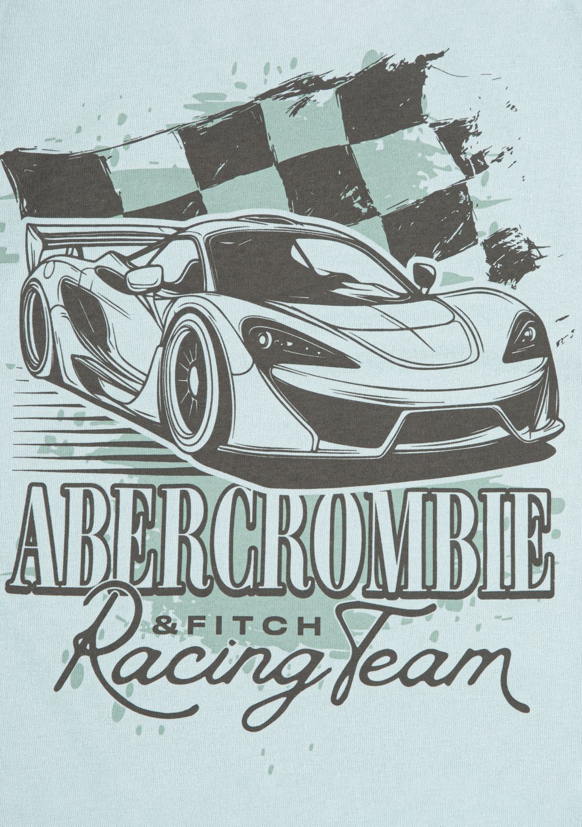 short sleeve racing graphic t-shirt