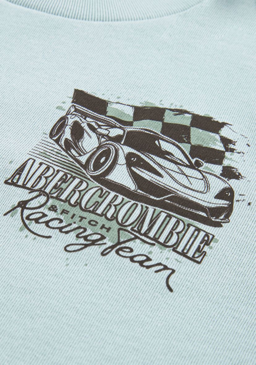 short sleeve racing graphic t-shirt