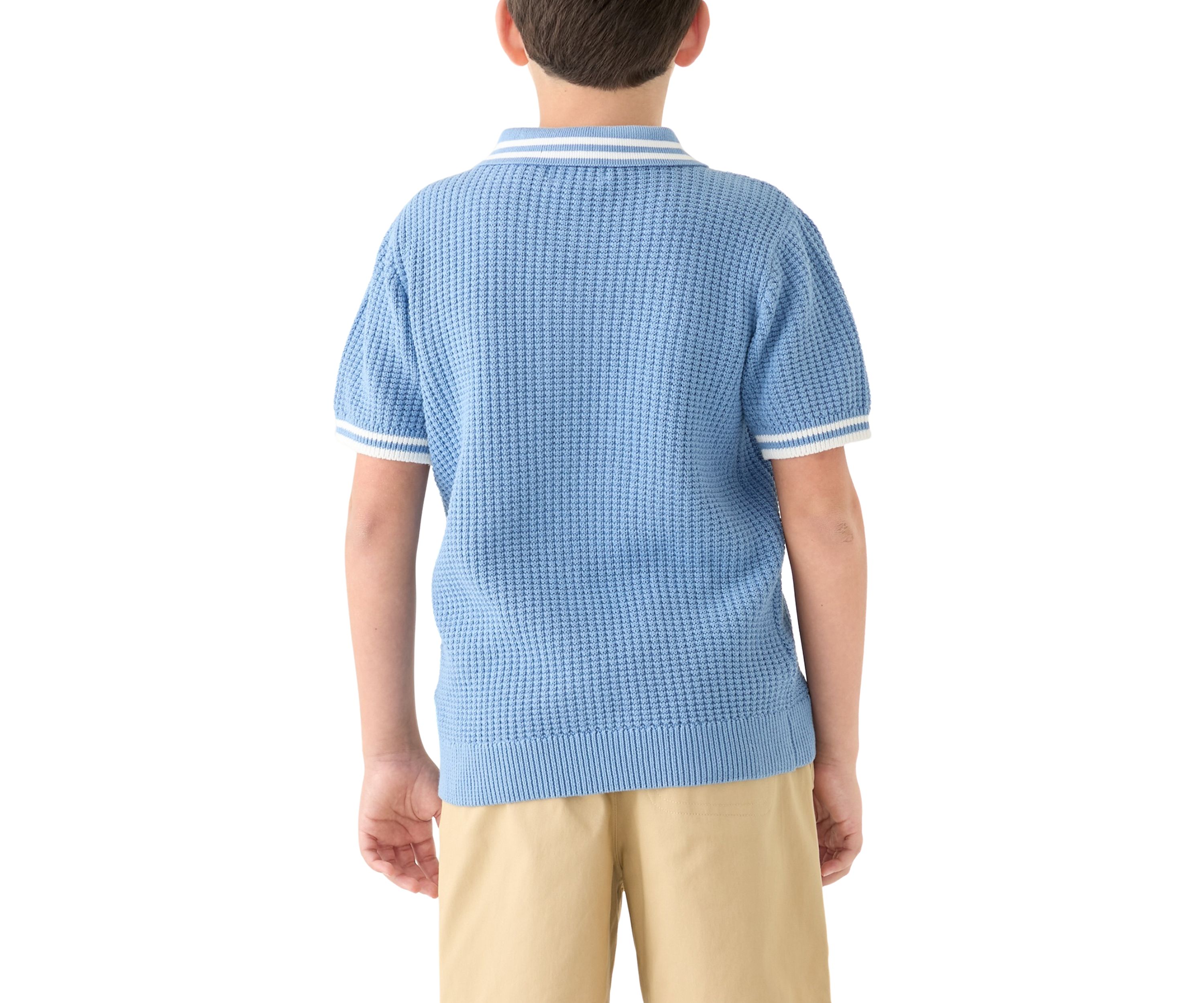 Boys 8-20 Sweater Knit Polo Shirt
