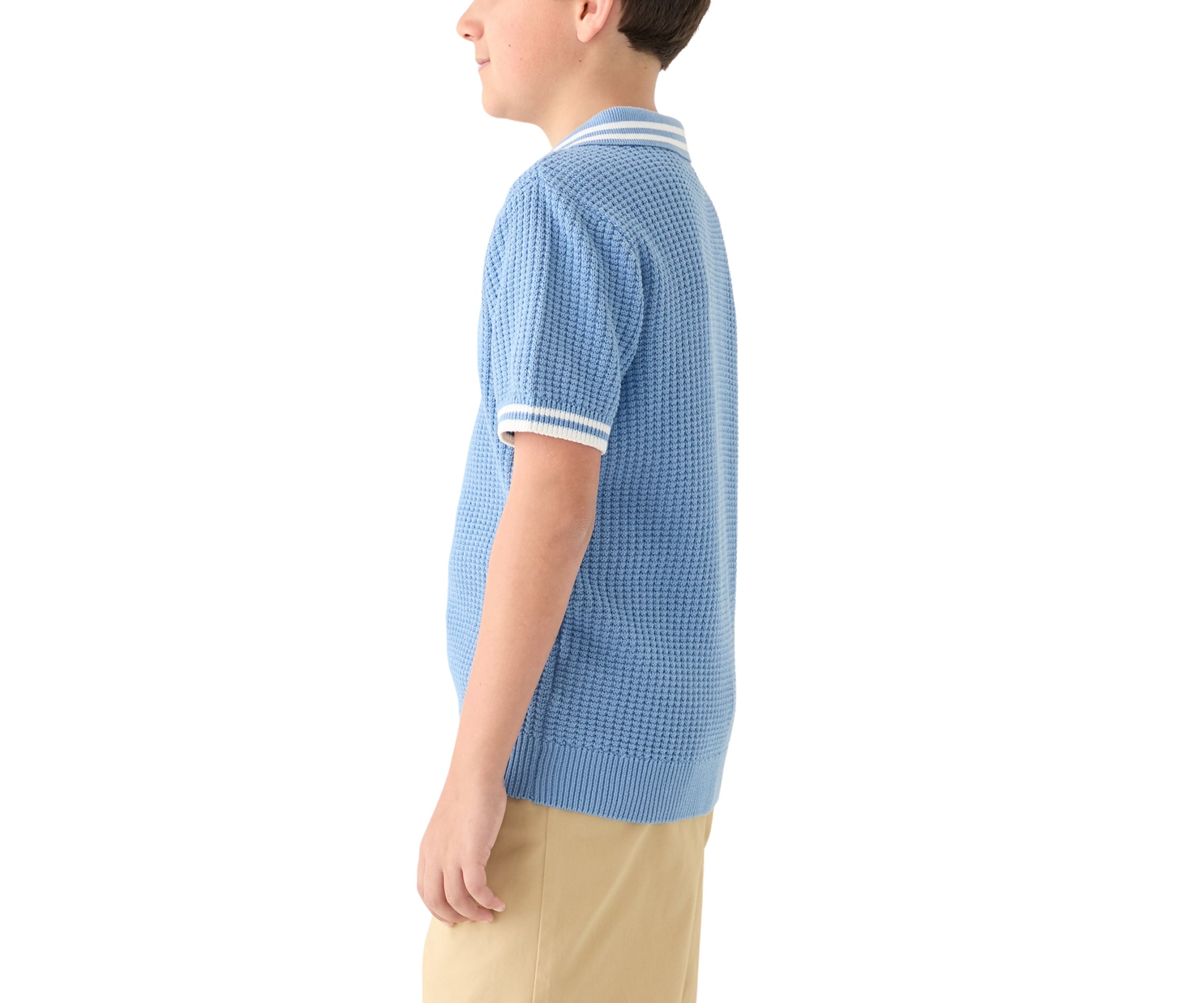Boys 8-20 Sweater Knit Polo Shirt