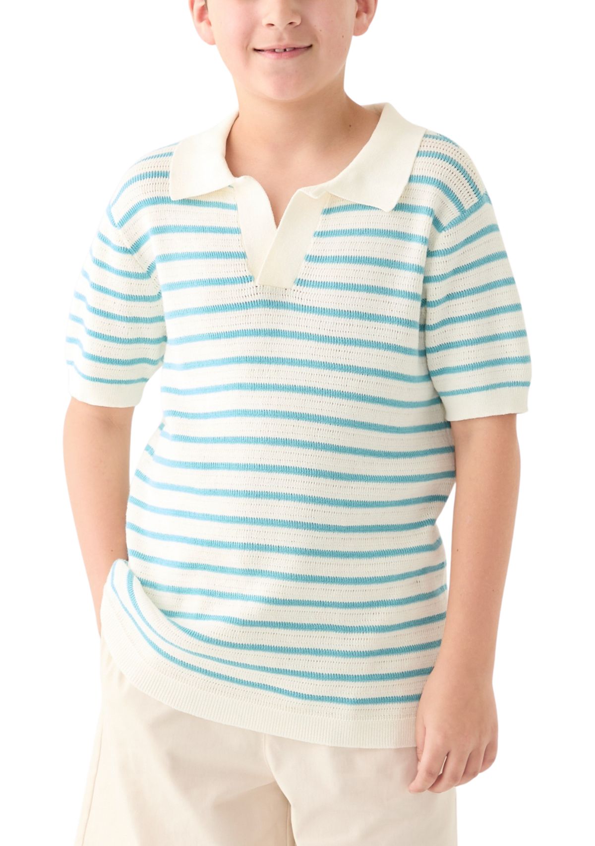 Boys 8-20 Sweater Knit Polo Shirt