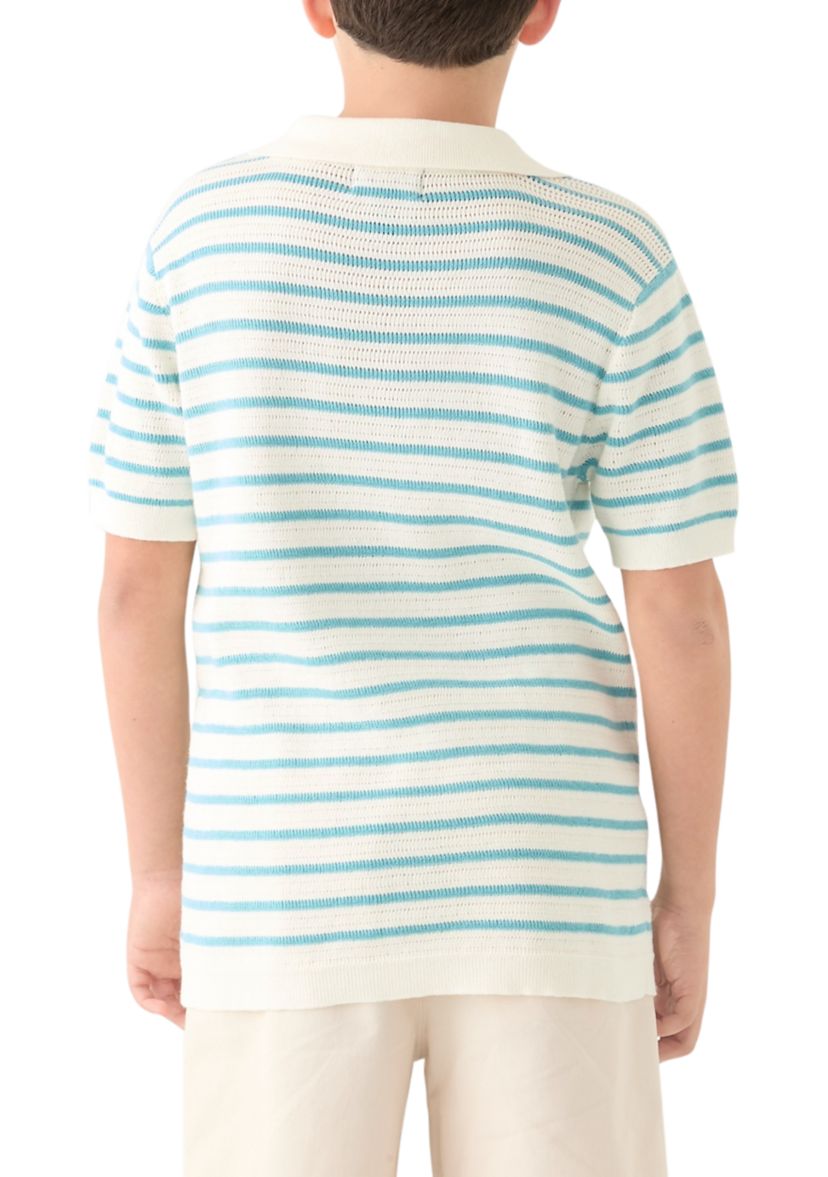 Boys 8-20 Sweater Knit Polo Shirt