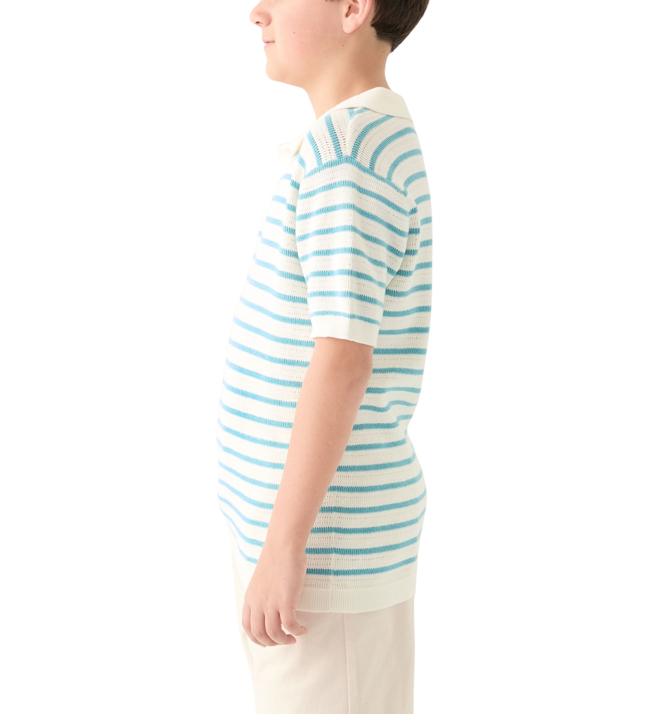 Boys 8-20 Sweater Knit Polo Shirt